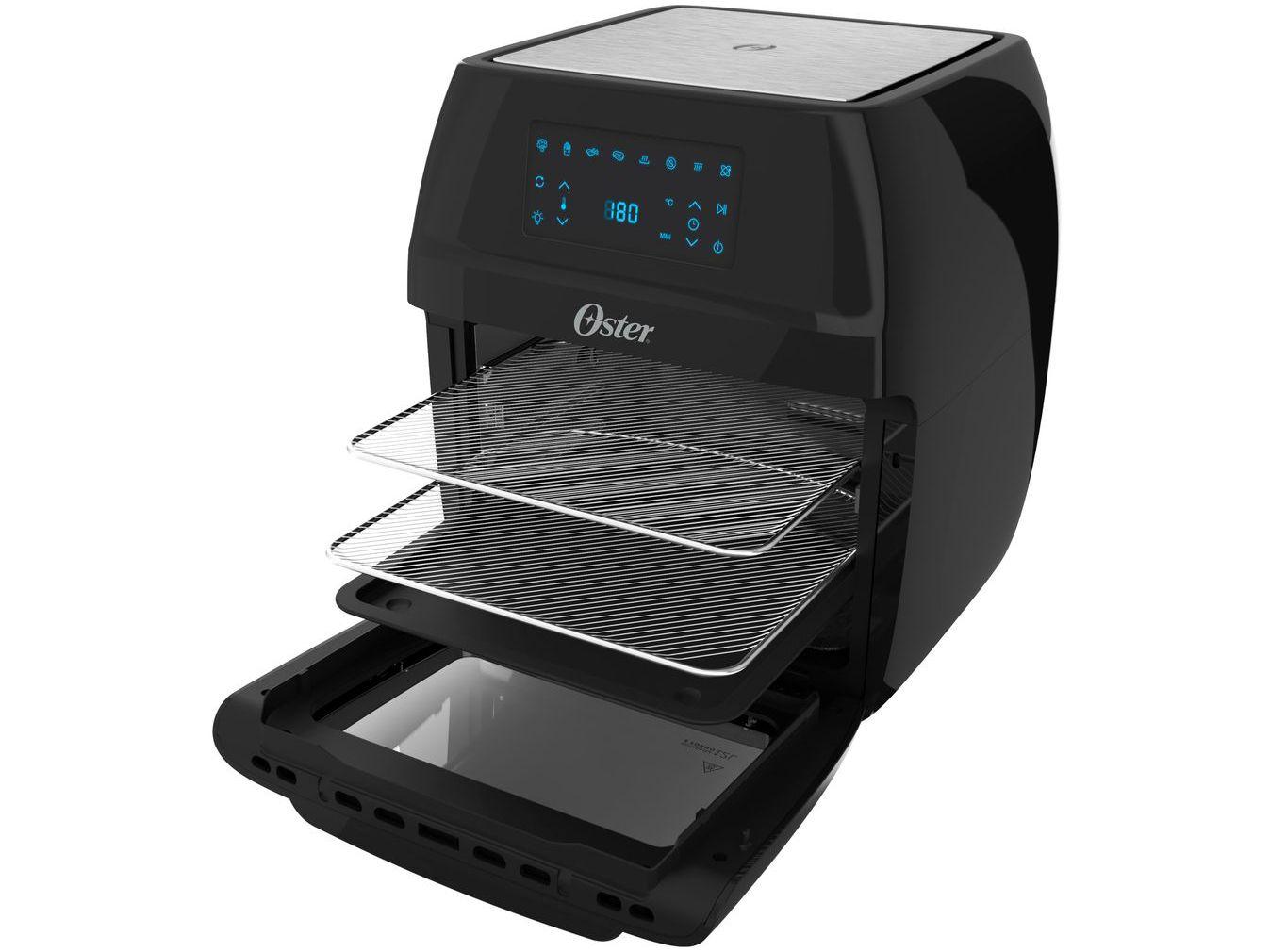 Air Fryer Oster Oven Preta com Forno 12L