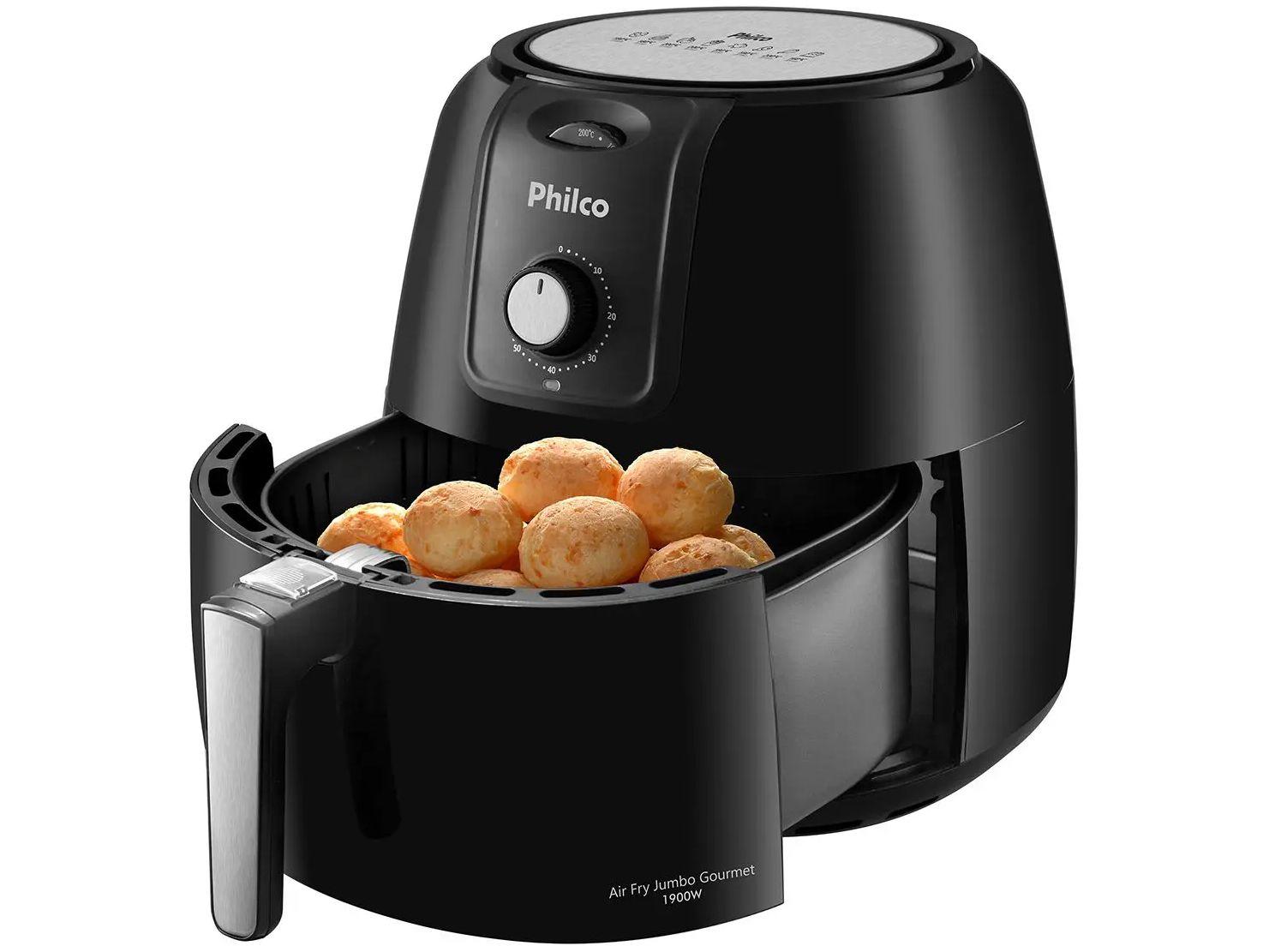 Air Fryer Philco Gourmet PFR13P Preta 7,2L com Timer
