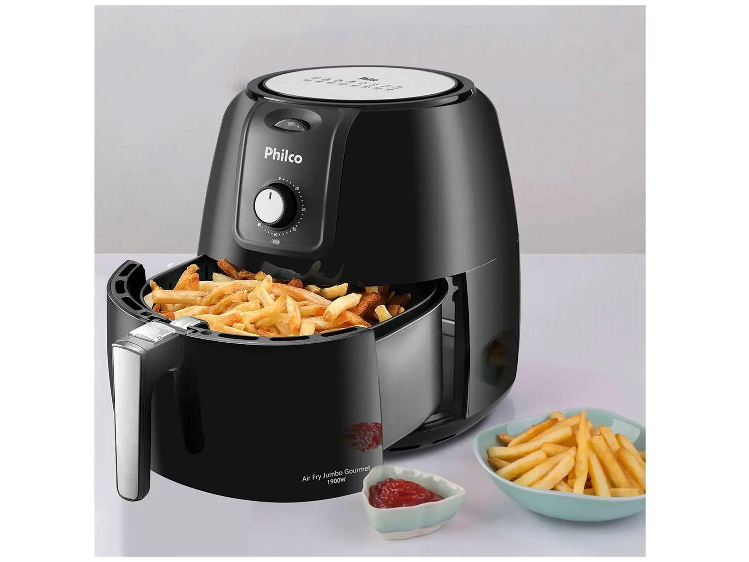 Air Fryer Philco Gourmet PFR13P Preta 7,2L com Timer