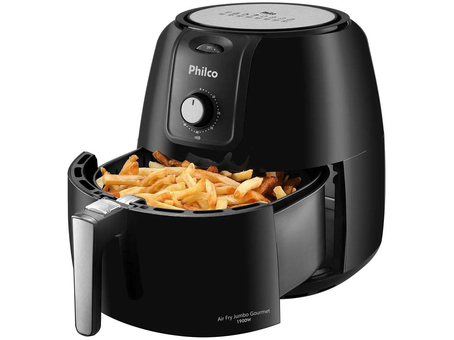 Air Fryer Philco Gourmet PFR13P Preta 7,2L com Timer