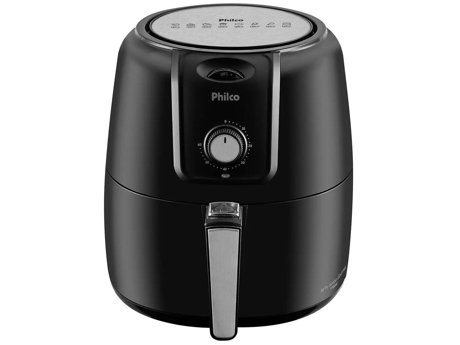 Air Fryer Philco Gourmet PFR13P Preta 7,2L com Timer