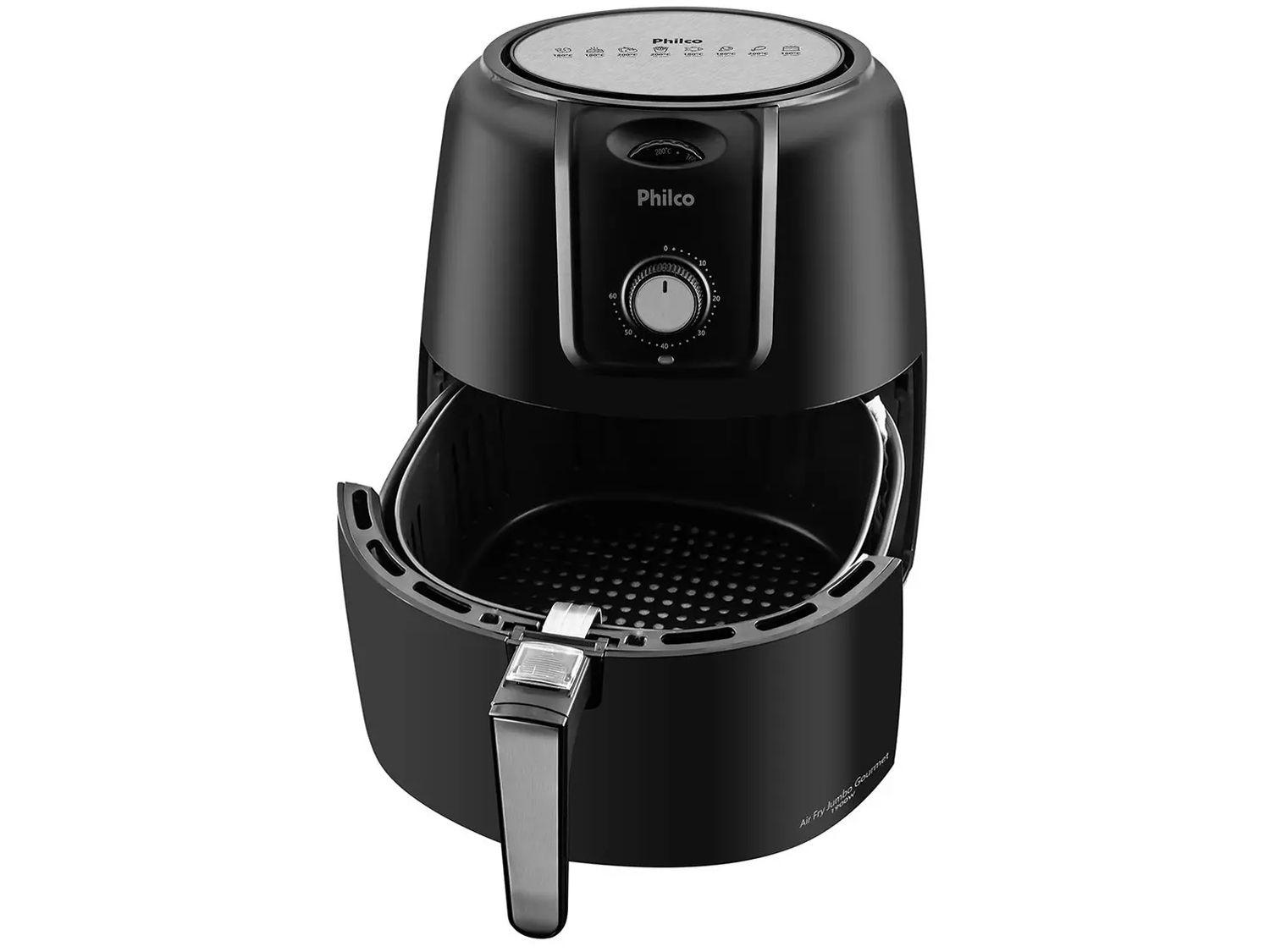 Air Fryer Philco Gourmet PFR13P Preta 7,2L com Timer