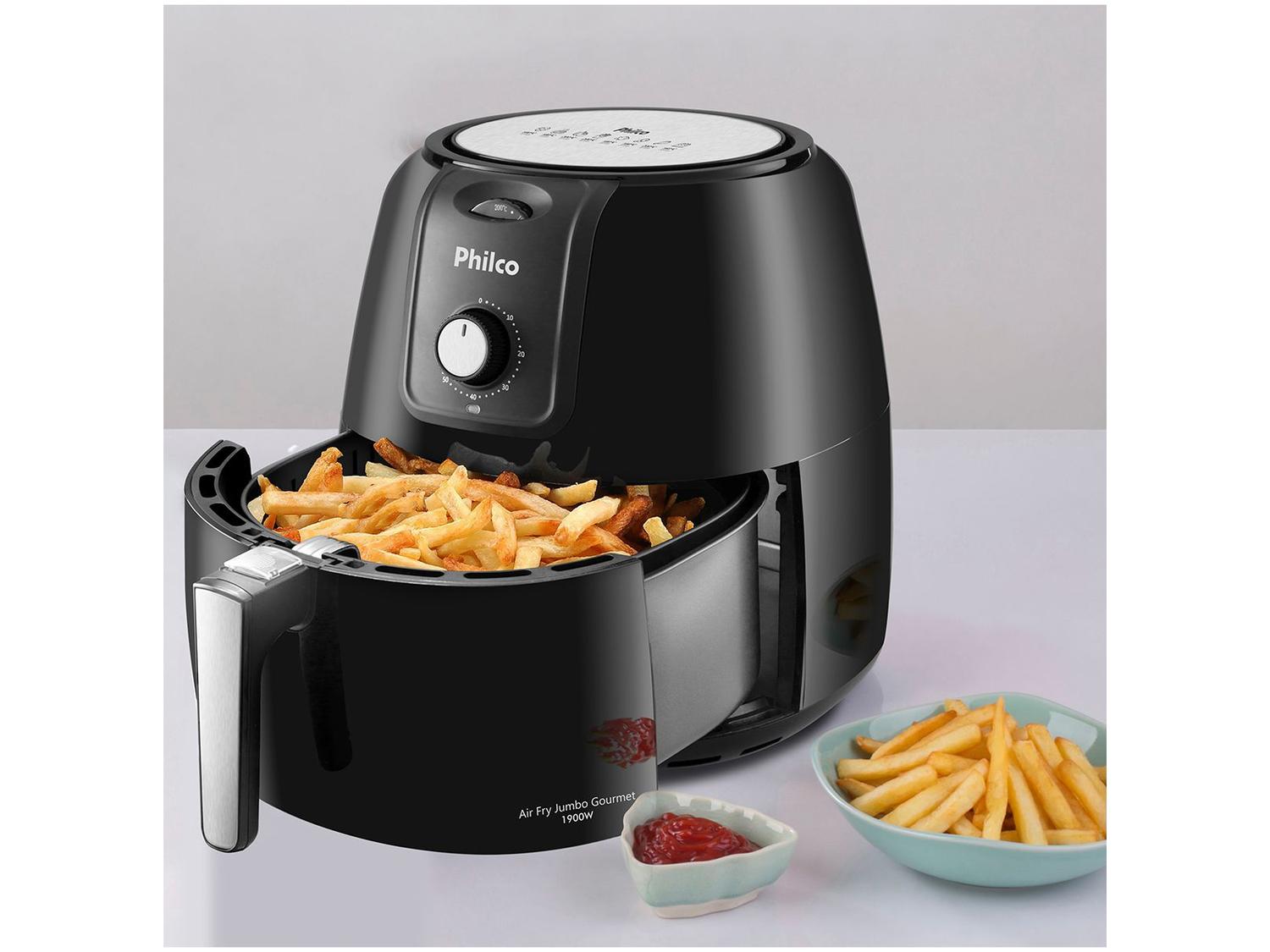 Air Fryer Philco Gourmet PFR13P Preta 7,2L com Timer