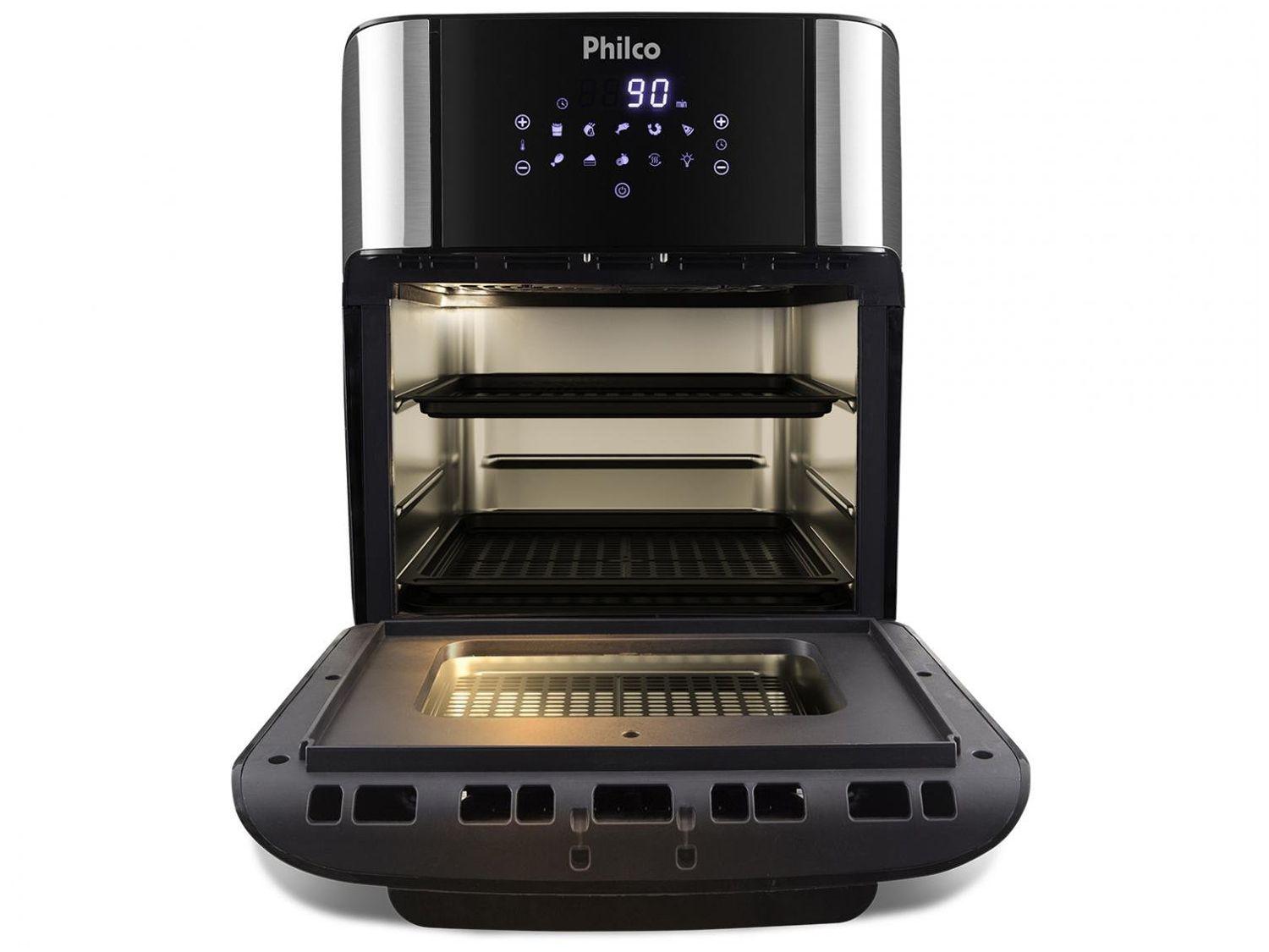 Air Fryer Philco Oven PFR2200P Preto 12L com Forno e Timer