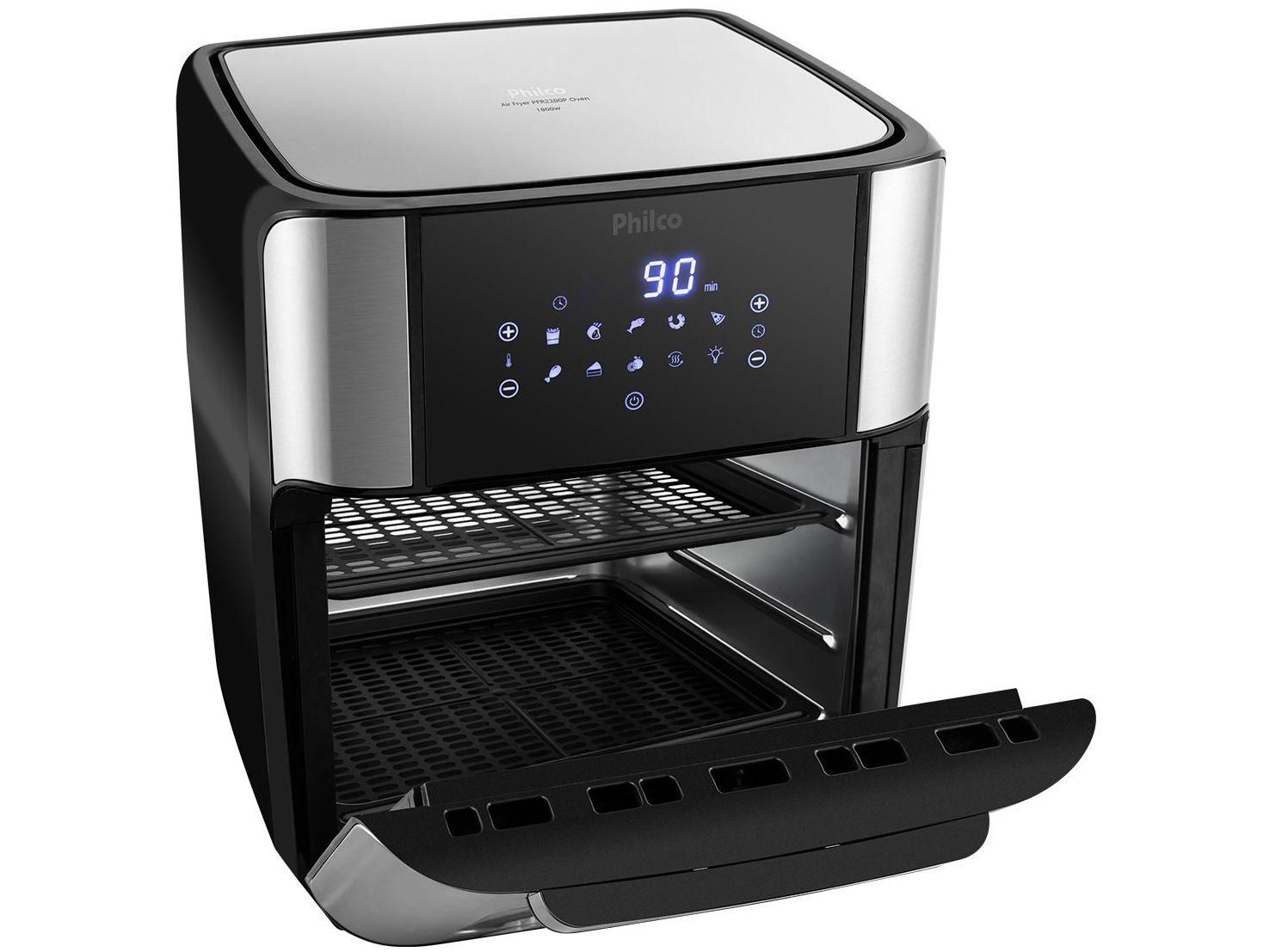 Air Fryer Philco Oven PFR2200P Preto 12L com Forno e Timer