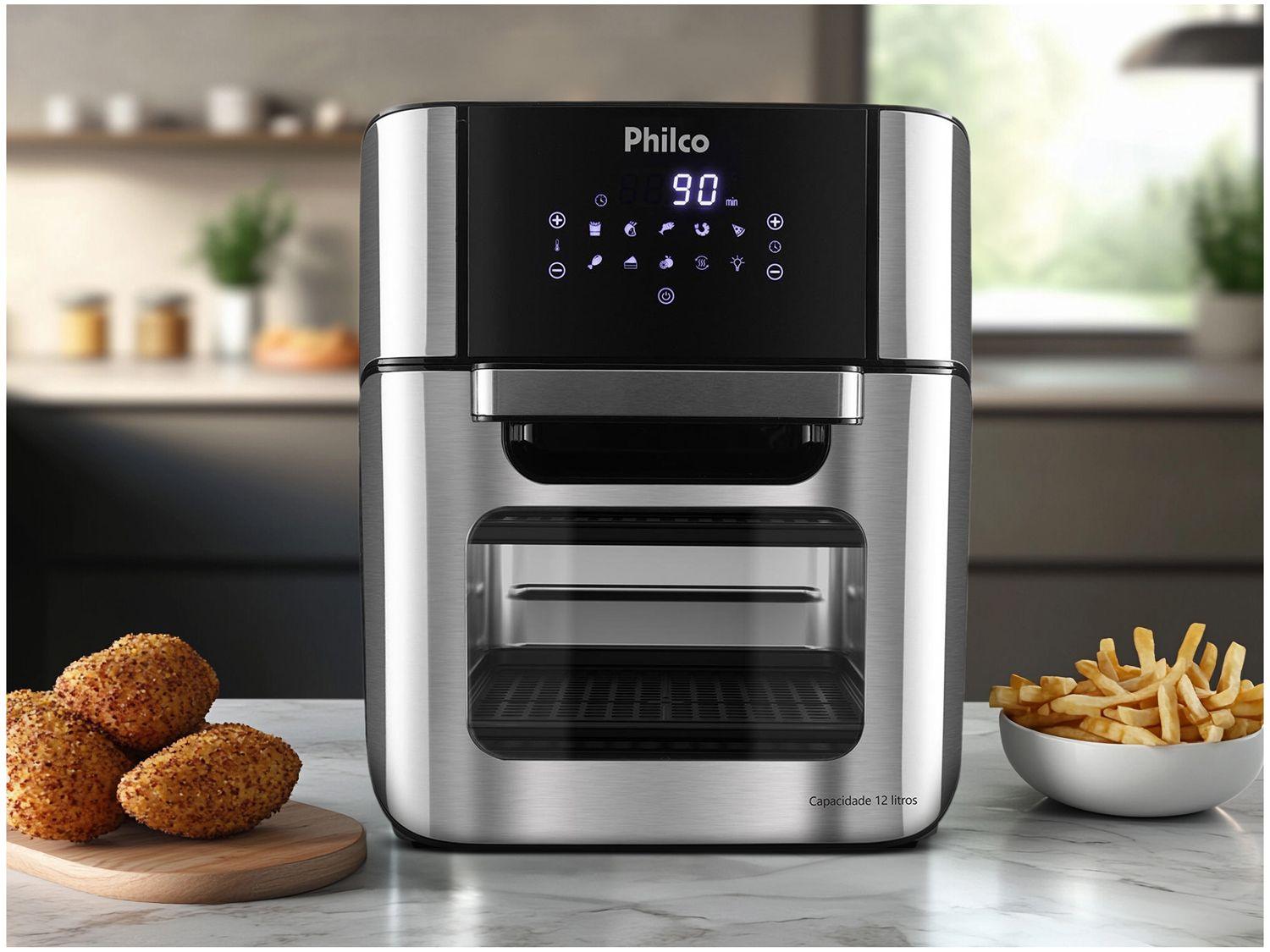 Air Fryer Philco Oven PFR2200P Preto 12L com Forno e Timer