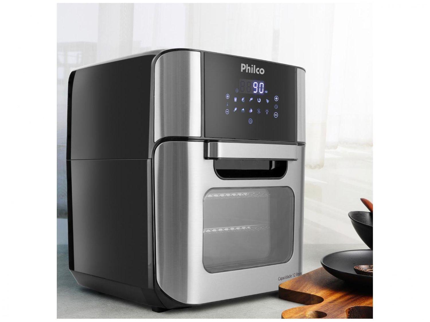 Air Fryer Philco Oven PFR2200P Preto 12L com Forno e Timer