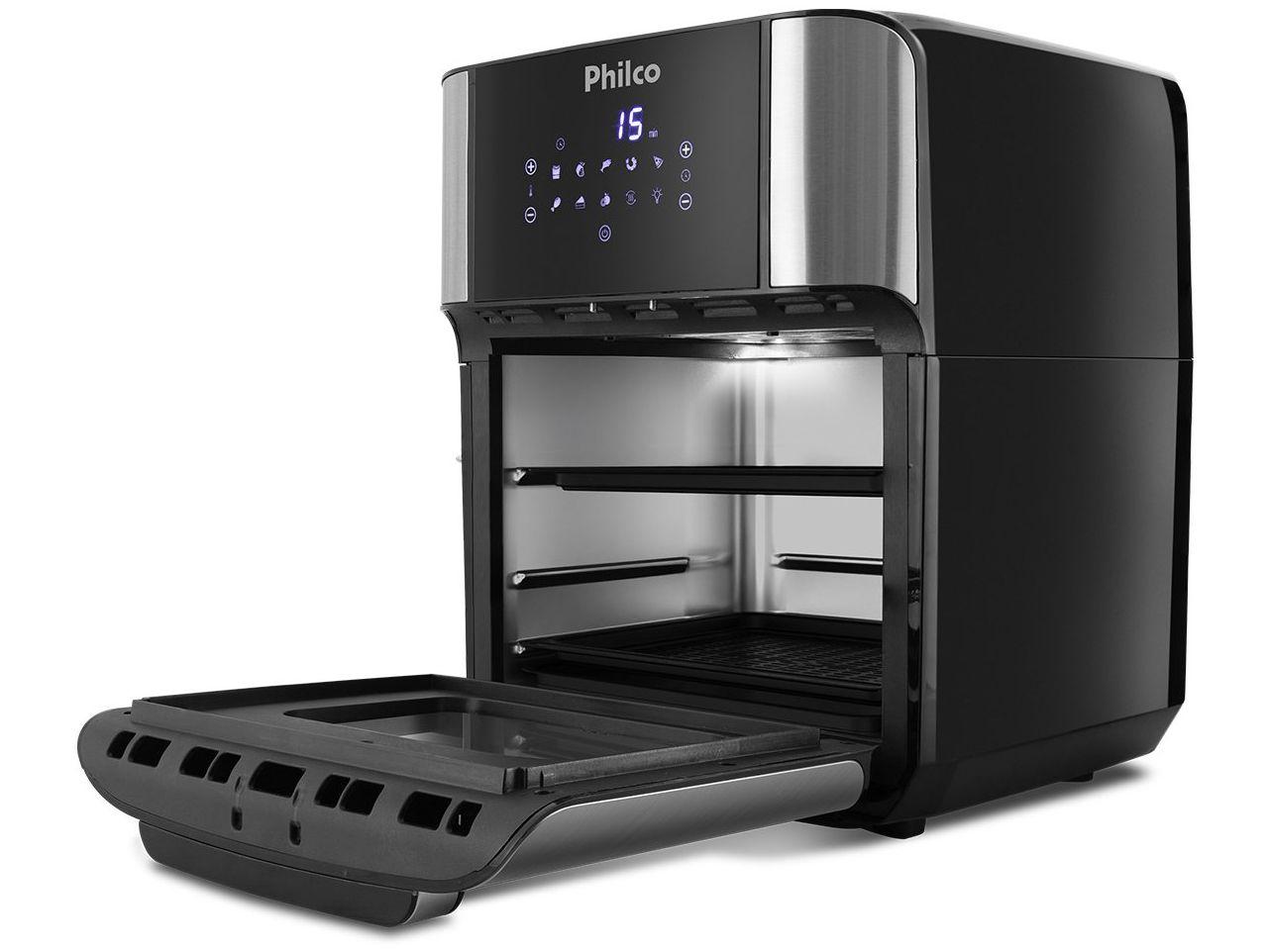 Air Fryer Philco Oven PFR2200P Preto 3,5L com Forno e Timer