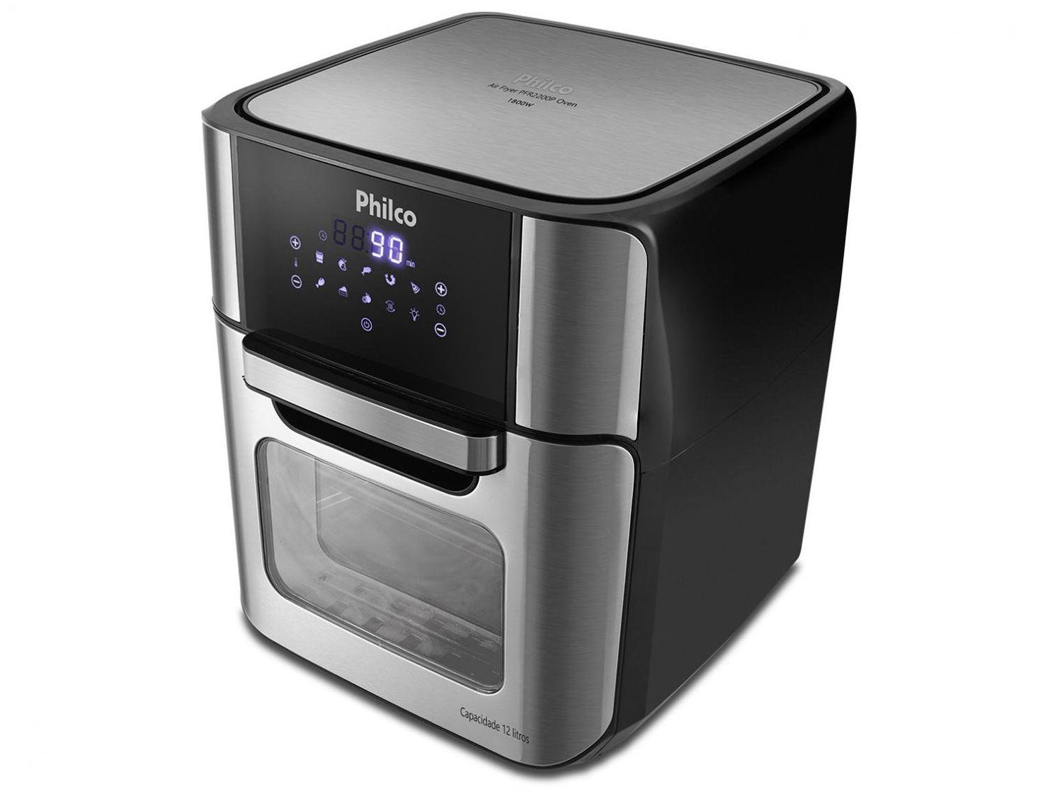 Air Fryer Philco Oven PFR2200P Preto 3,5L com Forno e Timer