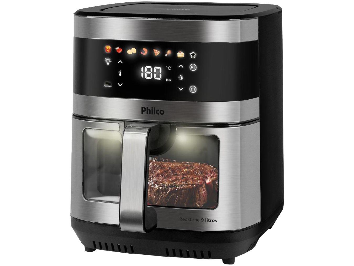 Air Fryer Philco PAF90C Preto e Inox Digital 9L