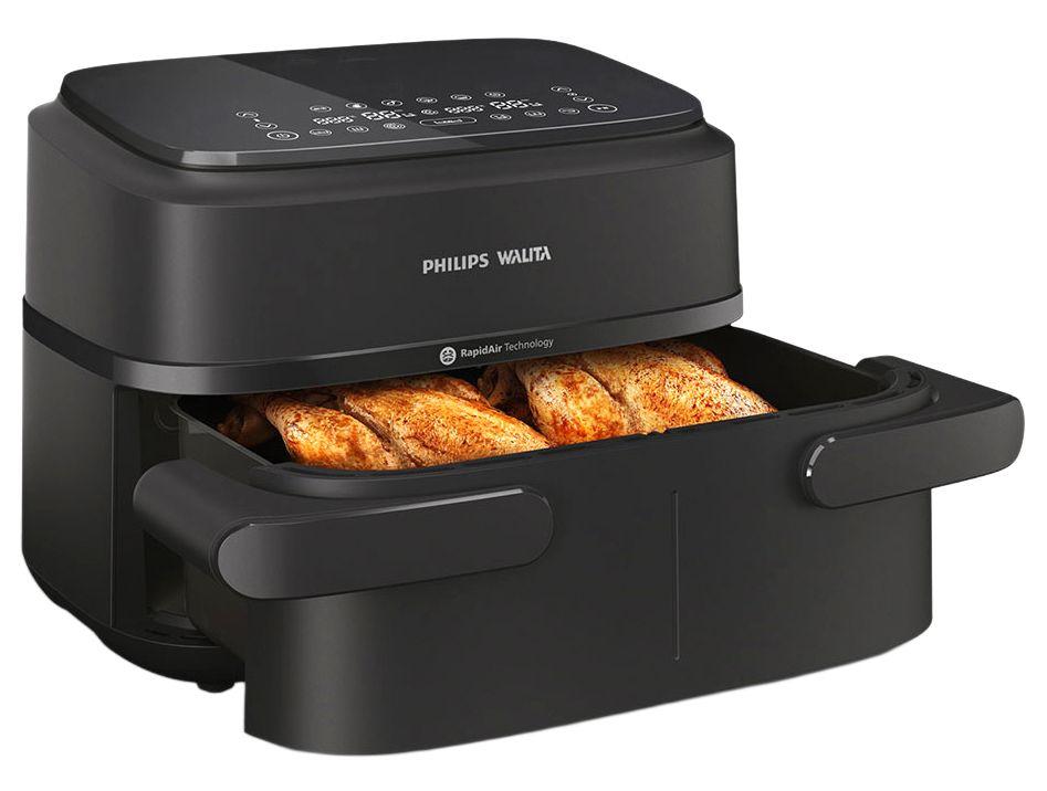 Air Fryer Philips Walita Série 1000 Preto com Timer 7,1L NA150/00