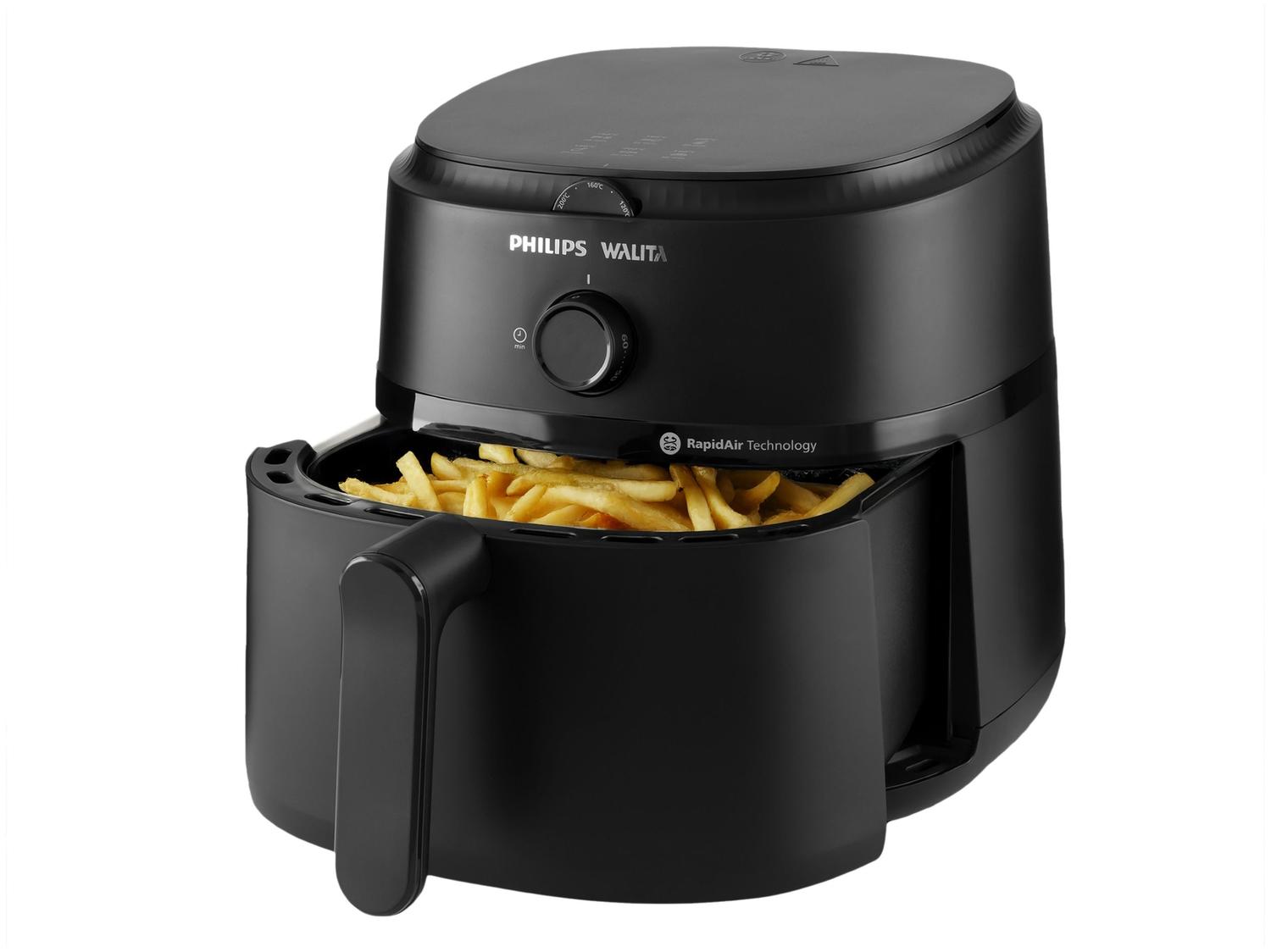 Air Fryer Philips Walita Série 1000 XL NA130 Preta com Timer 6,2L