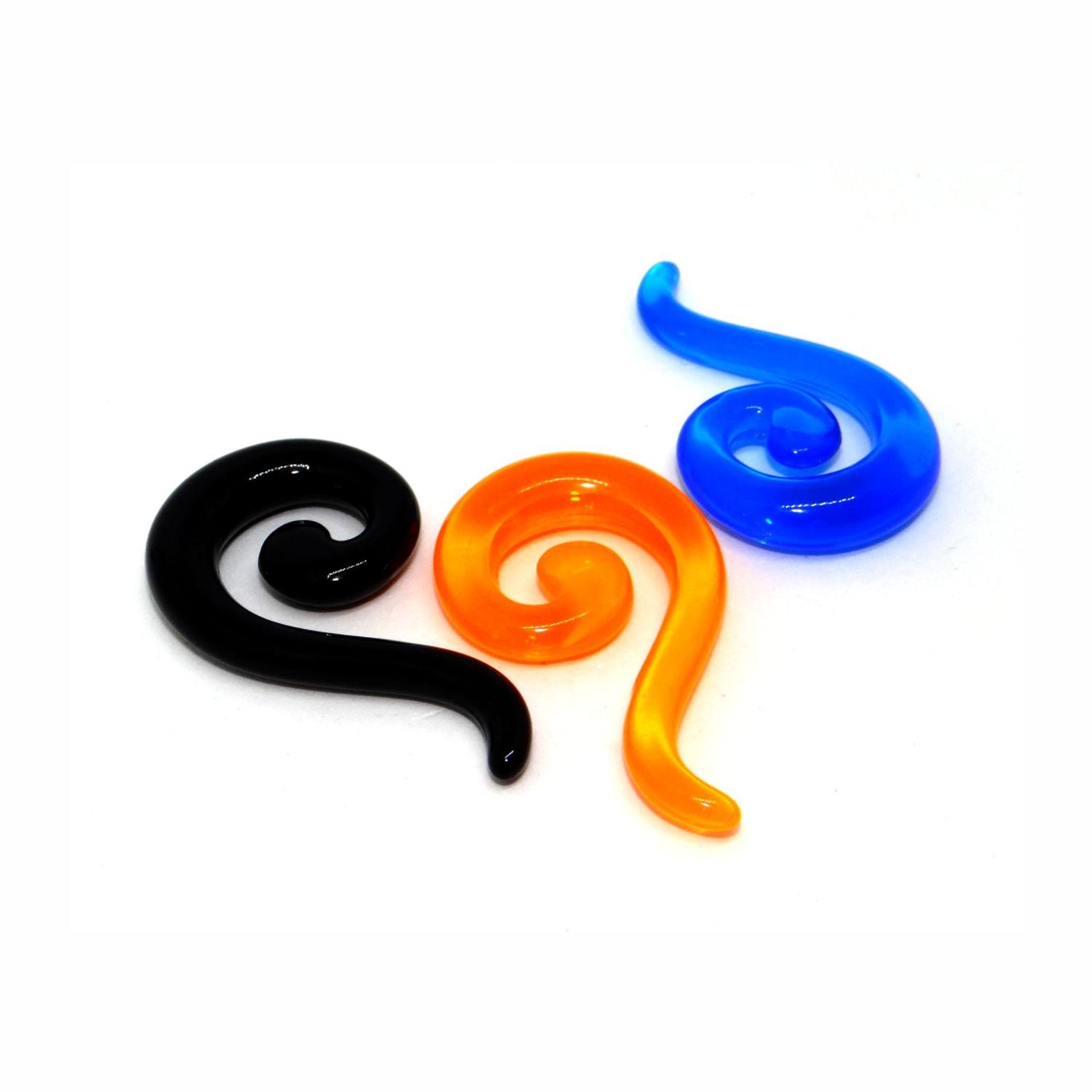 Alargador Acrílico - Caracol (Amarelo Fluorescente 6mm) - Armazém Do ...