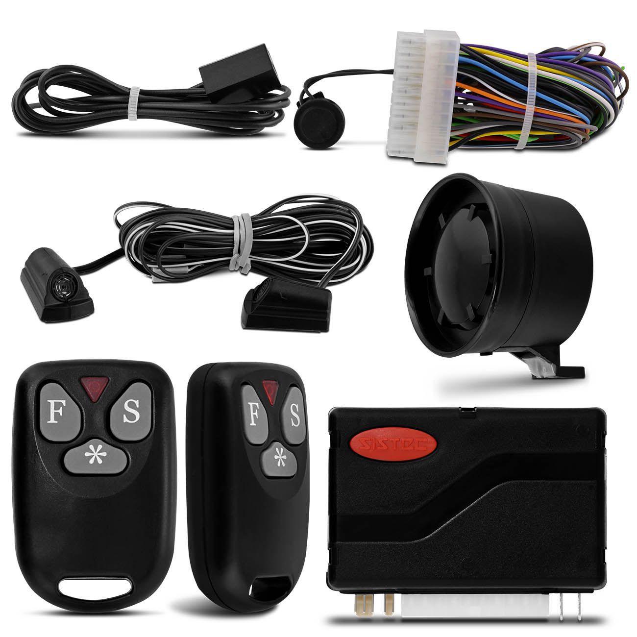 Alarme Automotivo Universal Sistec SXT 986 2 Controles + Trava Elétrica 4 Portas Dupla Serventia Alarme Automotivo Universal Sistec SXT 986 2 Controles + Trava Elétrica 4 Portas Dupla Serventia