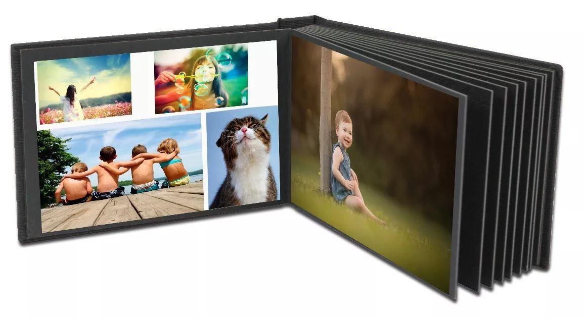 Álbum Especial Horizontal Autocolante Para 40 Fotos 20x25