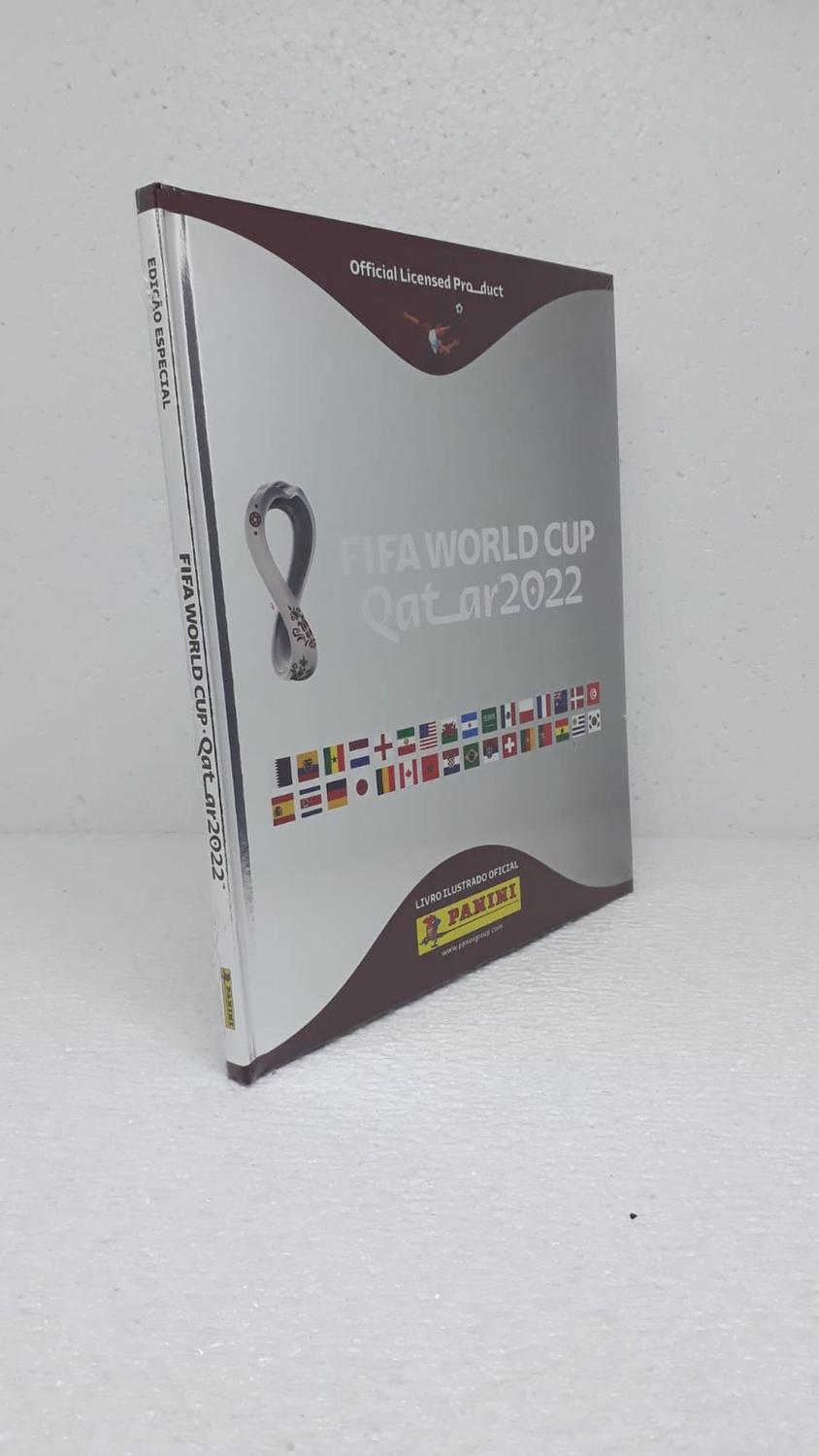 Album Figurinha Capa Dura Prata Copa Mundo Fifa Qatar 2022 - Panini - Álbum  de Figurinhas - Magazine Luiza