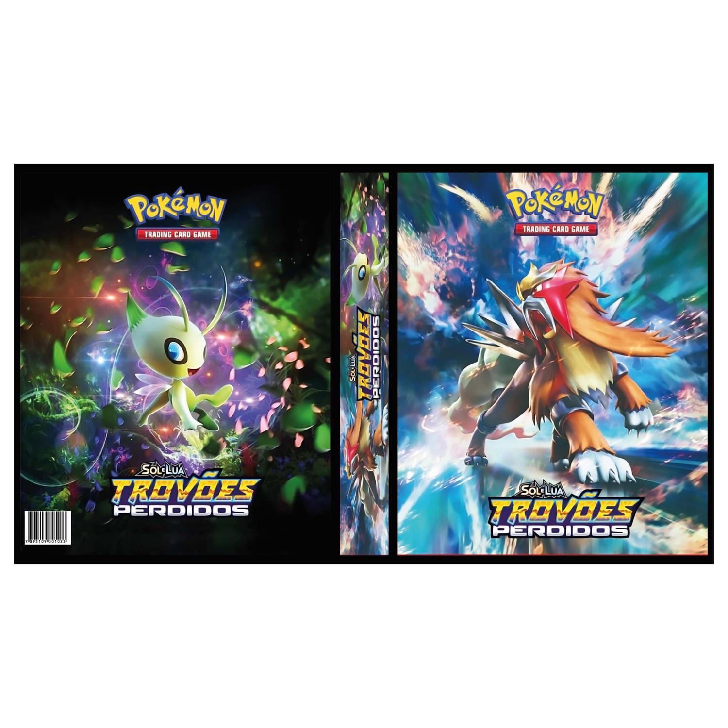 Álbum Pokémon Pasta tipo Fichário para Cards Reforçado Capa Dura