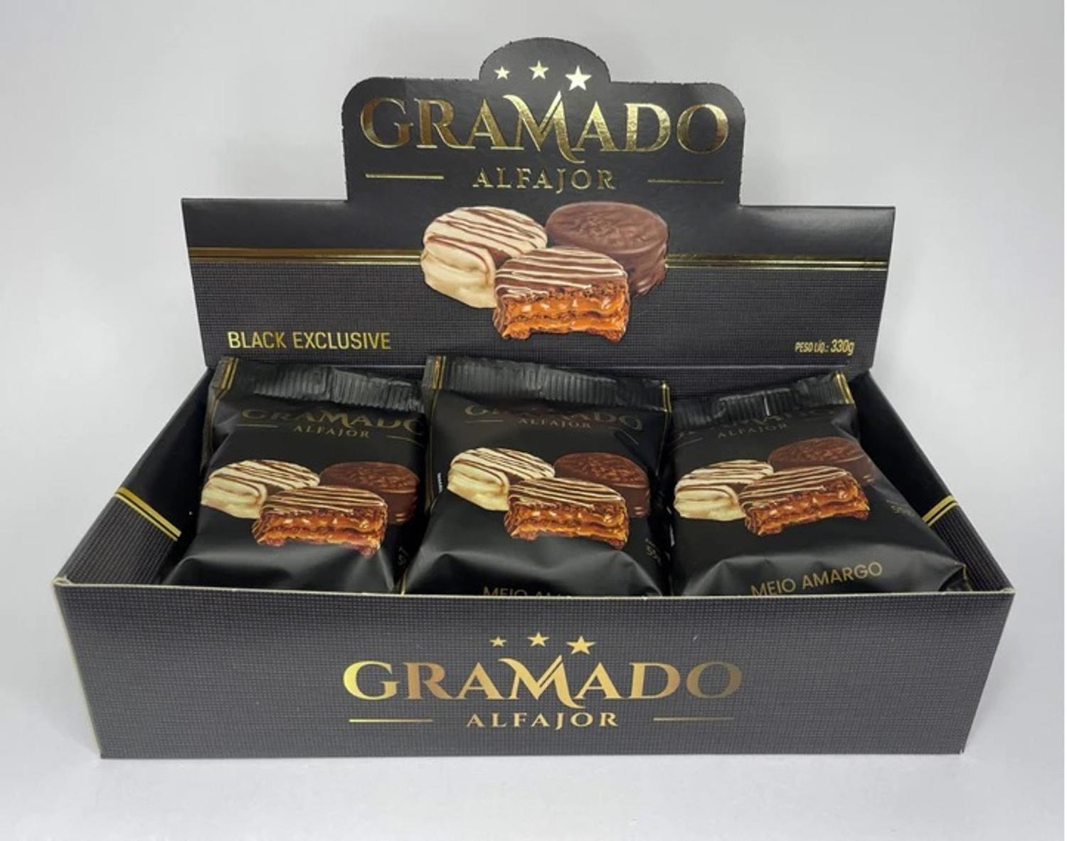Imagem de Alfajor Gramado Premium Black Exclusive cx c/ 06 unidades
