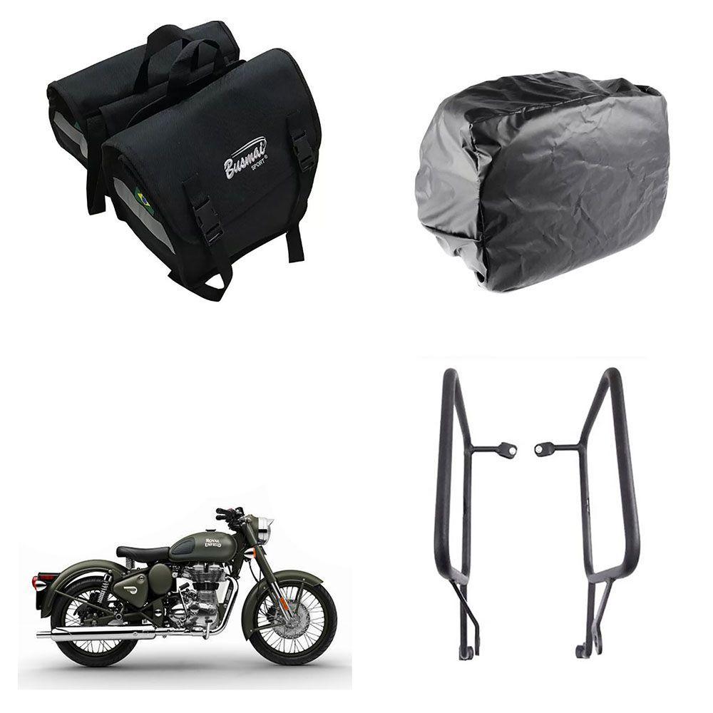 royal enfield classic 350 side bolsas