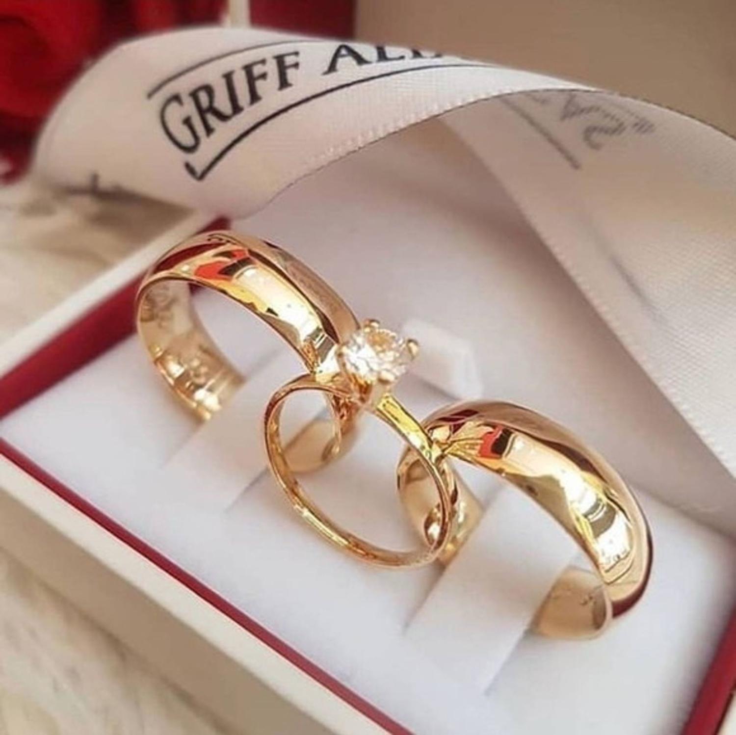 Aliança Tradicional Casamento banhada a Ouro 18k 6mm AL8082- S/anel  solitário 14 ao 33 - Believe Jóias - Aliança - Magazine Luiza