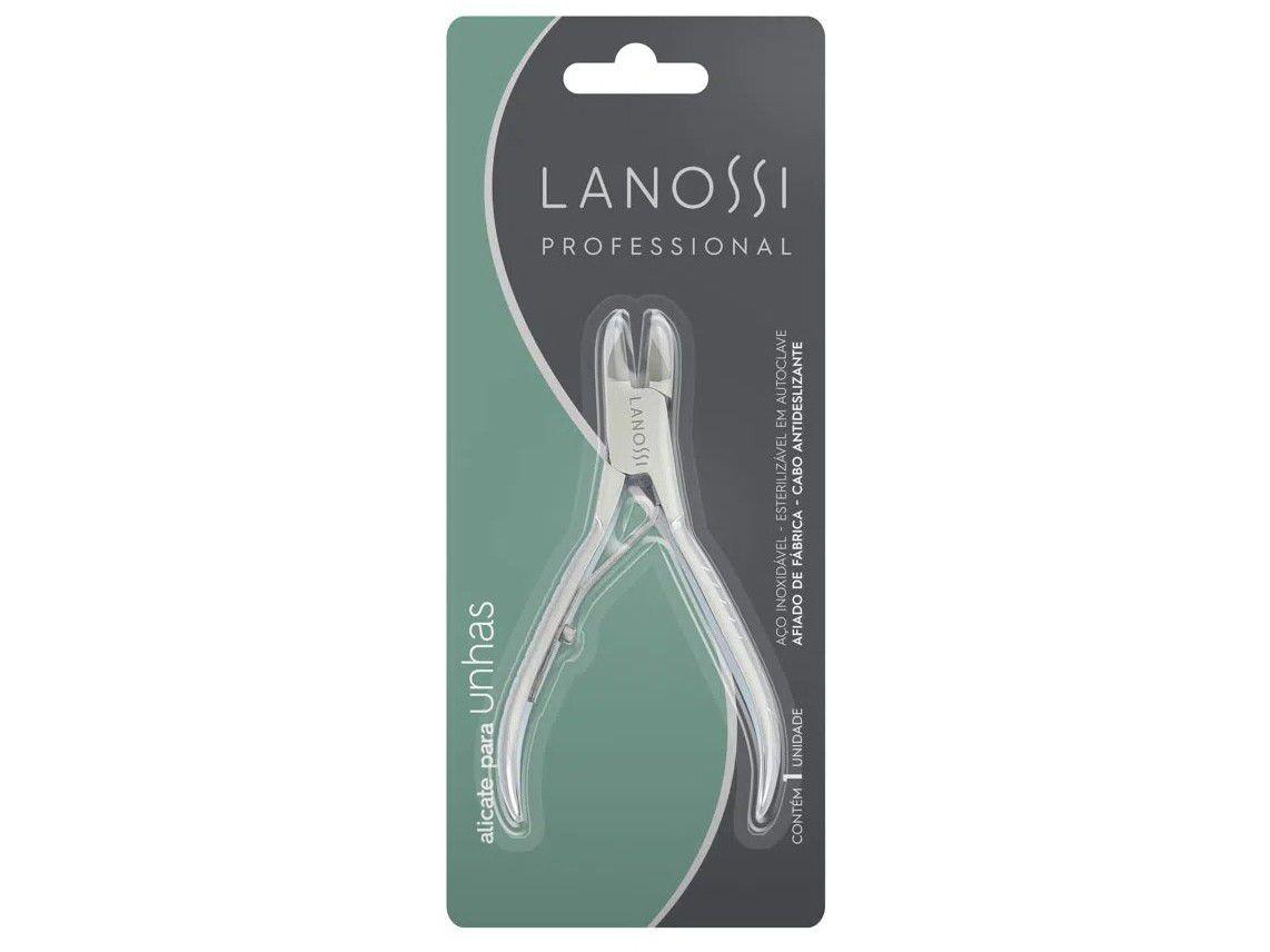 Alicate de Unha Profissional Lanossi Professional LS6033 Inox