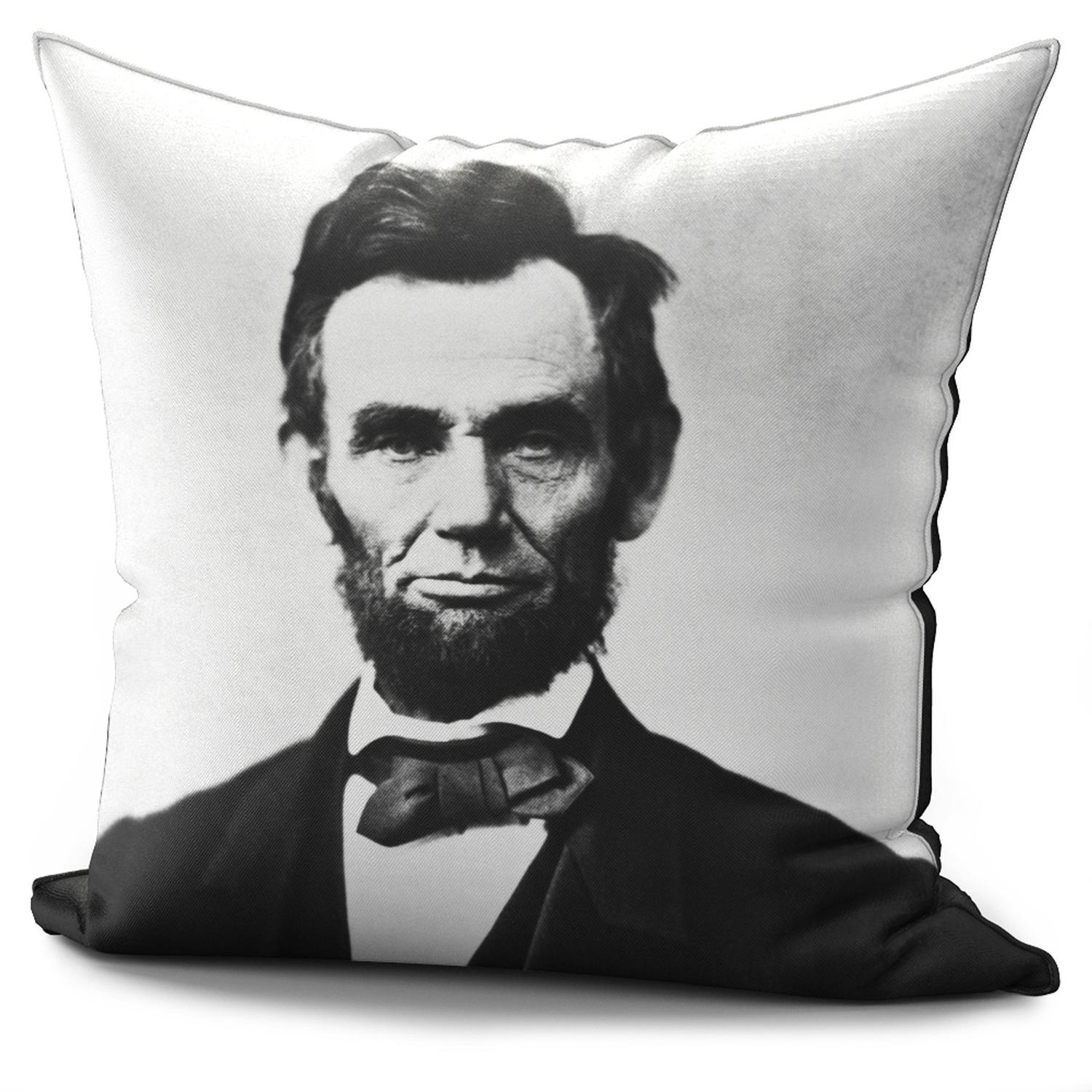 Almofada Completa 40x40cm Abraham Lincoln Mod 1 Fastvenda Almofada Decorativa Magazine Luiza