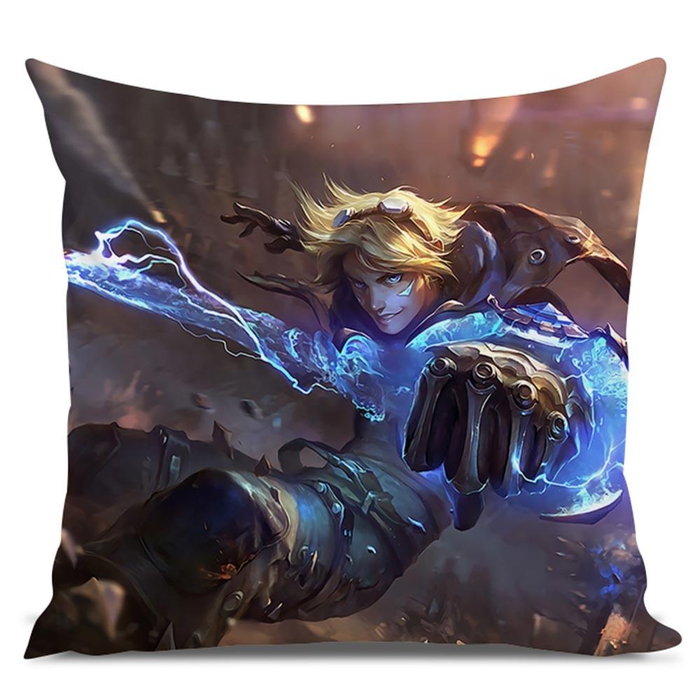 Almofada League Of Legends Ezreal O Explorador Prodigio 45x45cm 429k Almofada Decorativa Magazine Luiza