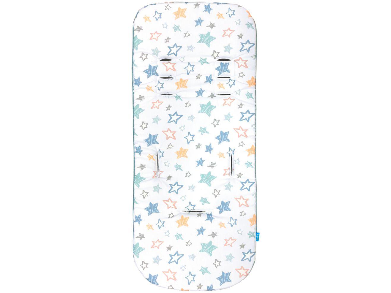 Almofada para Carrinho de Bebê Estrelas Buba Azul