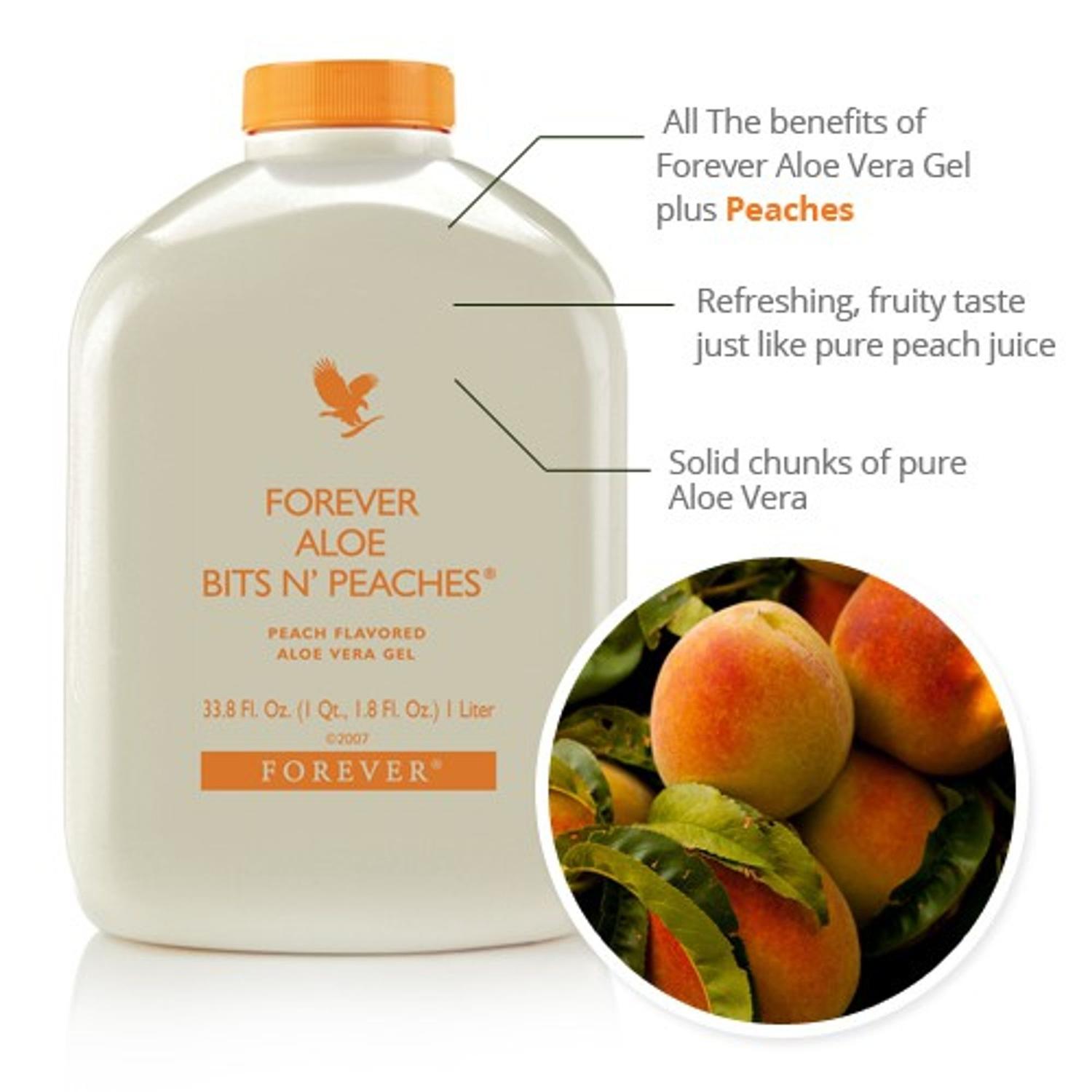 Aloe Bits N Peaches 1L - Forever - Suco - Magazine Luiza Aloe Bits N Peaches 1L - Forever - Suco - Magazine Luiza