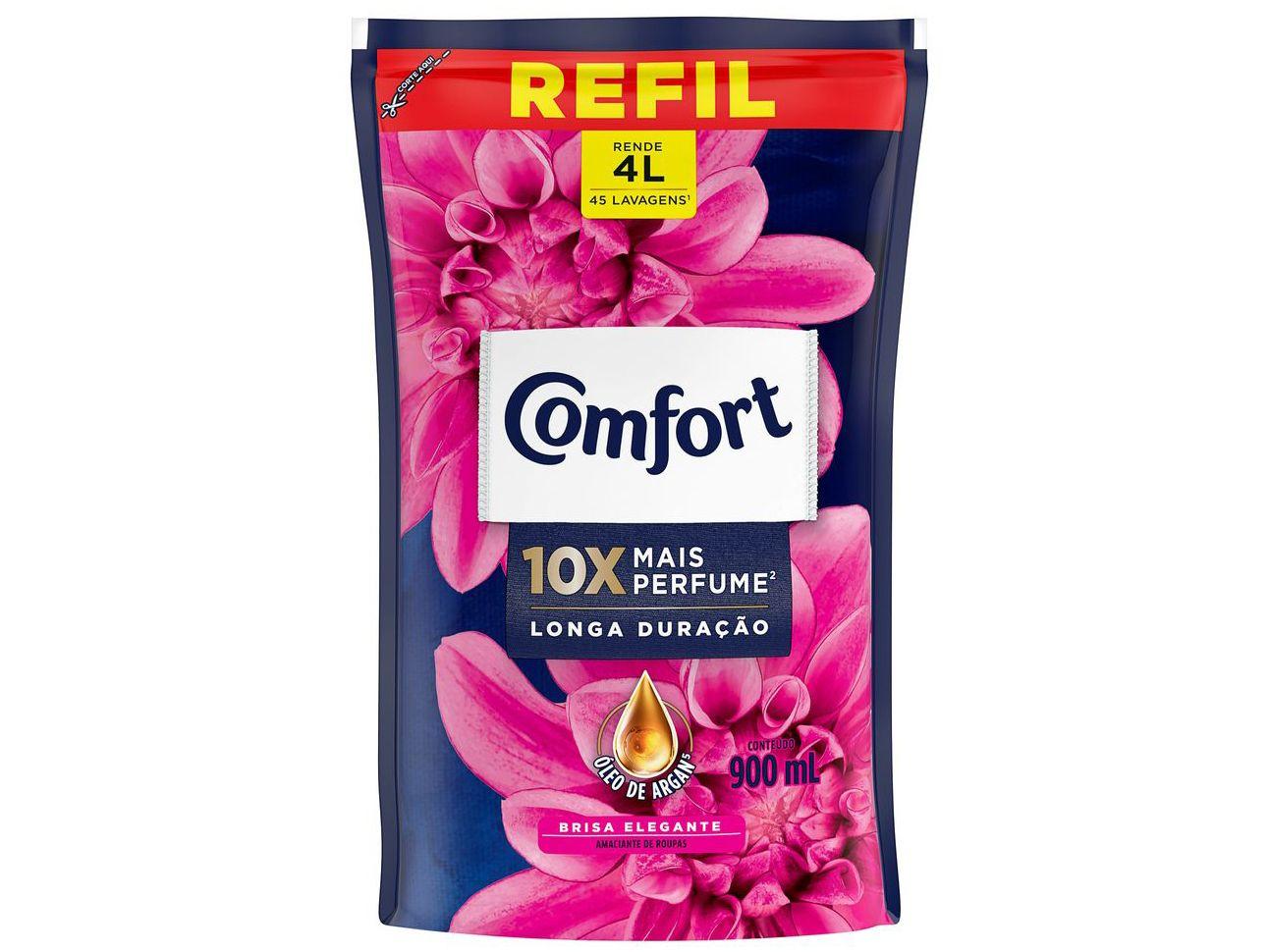 Amaciante Comfort Concentrato Brisa Elegante Refil 900ml