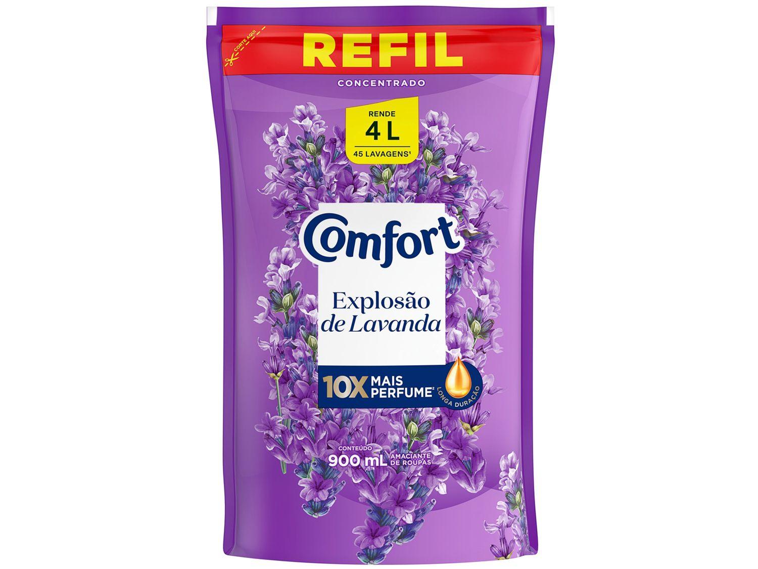 Amaciante Comfort Concentrato Lavanda Refil 900ml
