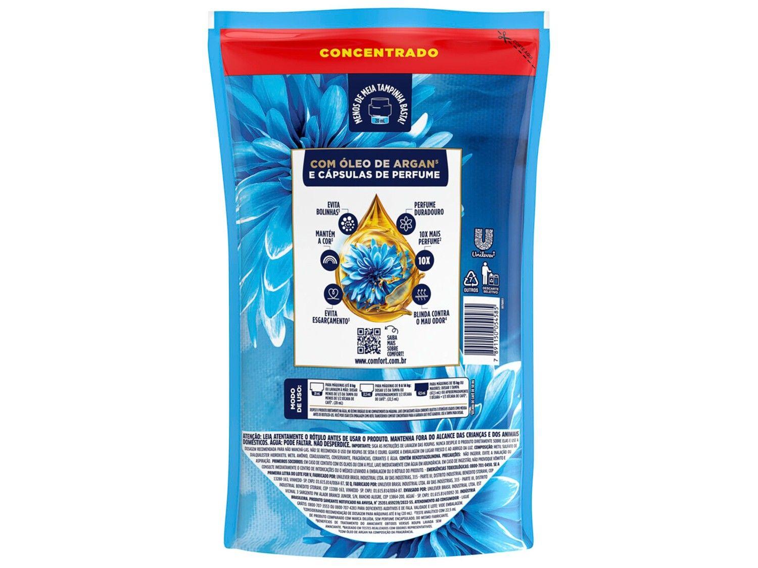 Amaciante Concentrado Comfort Frescor Intenso 900ml Refil