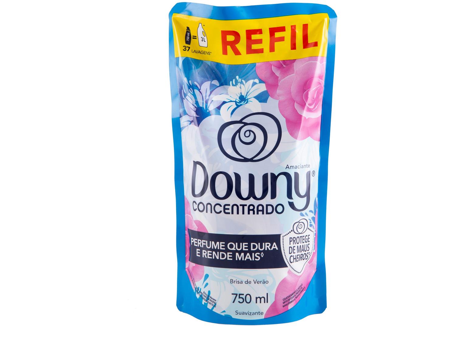 Amaciante Downy Concentrado Brisa de Verão Refil 750ml