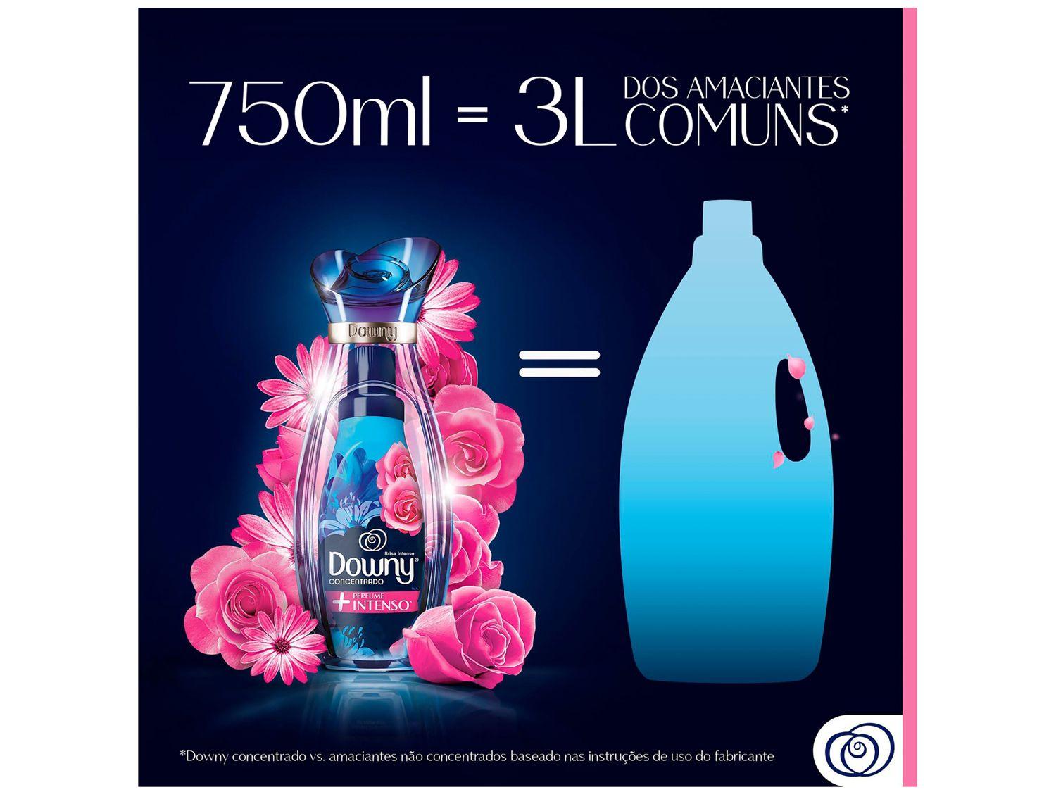 Amaciante Downy Concentrado Brisa Intenso Refil 750ml