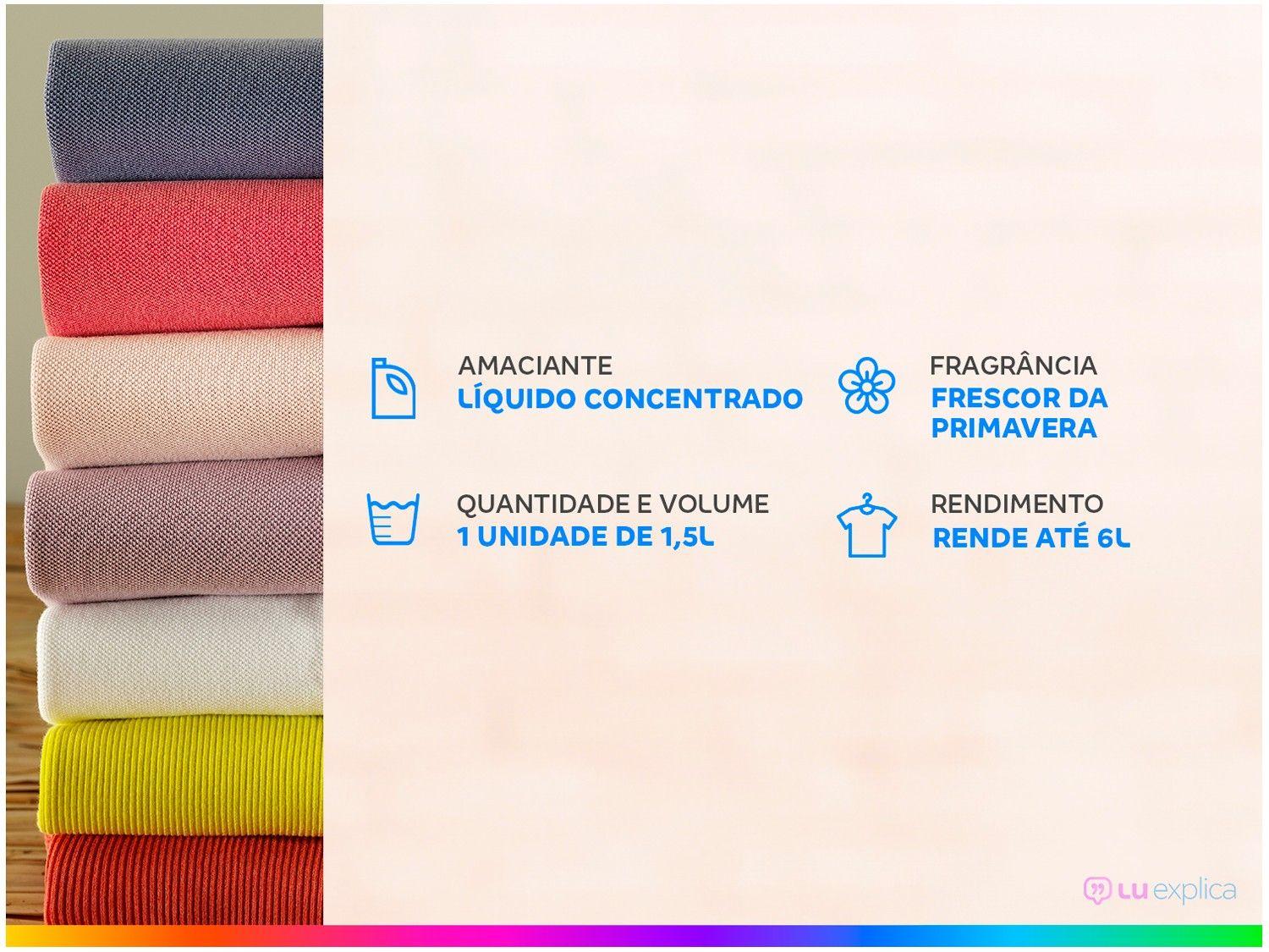 Amaciante Downy Concentrado Frescor da Primavera