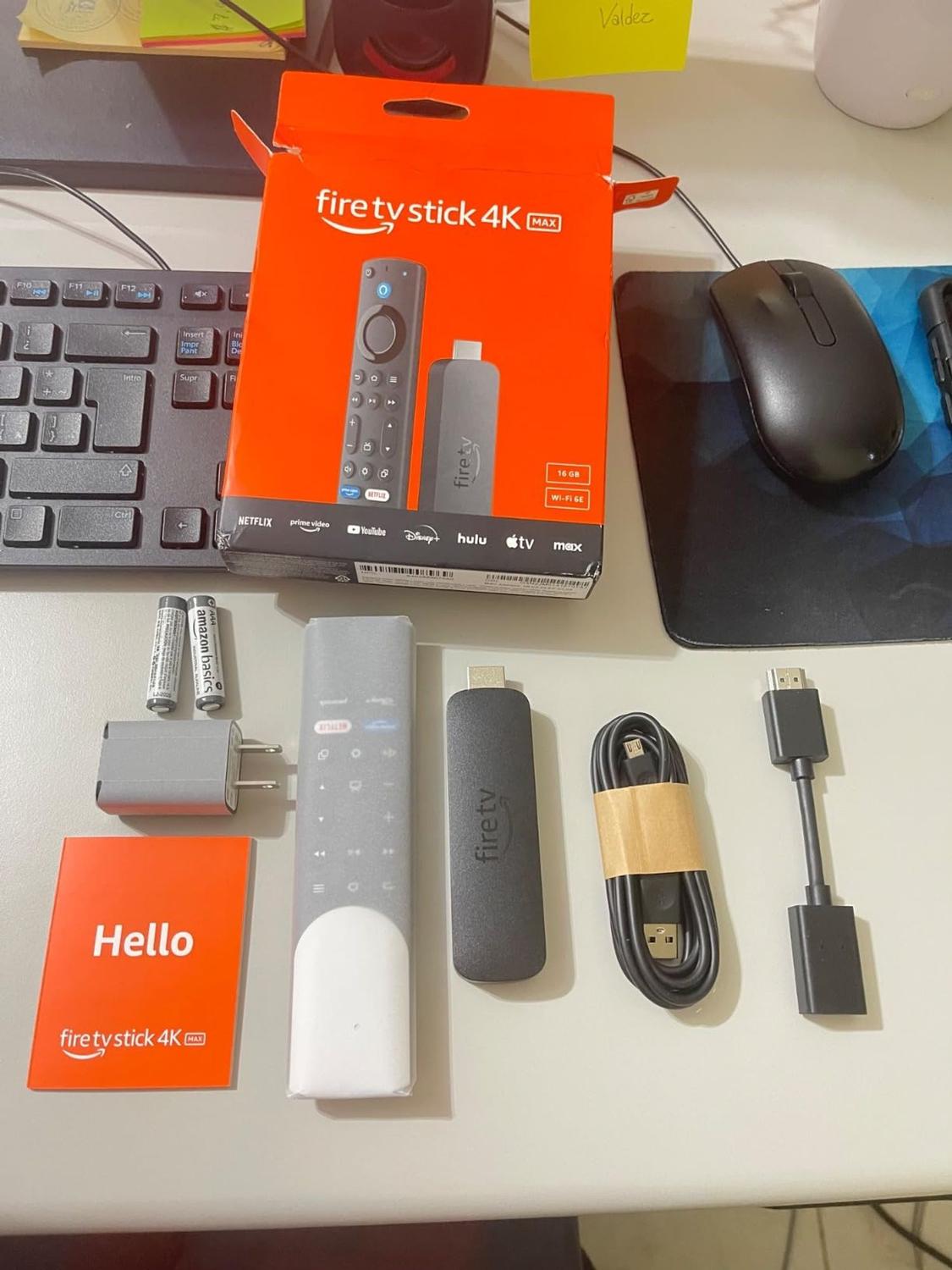 Amazon Fire TV Stick 4K Max (modelo mais novo) suporte Wi-Fi