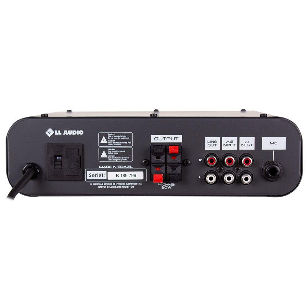 Amplificador Compacto Para Som Ambiente Nca AB50 50 WRms Ll Audio