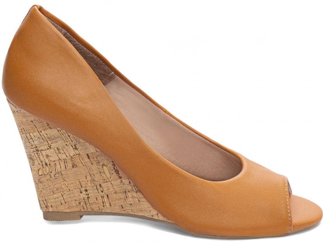 Animal Print Salto Alto Anabela Tamanho 41 Sandália Anabela