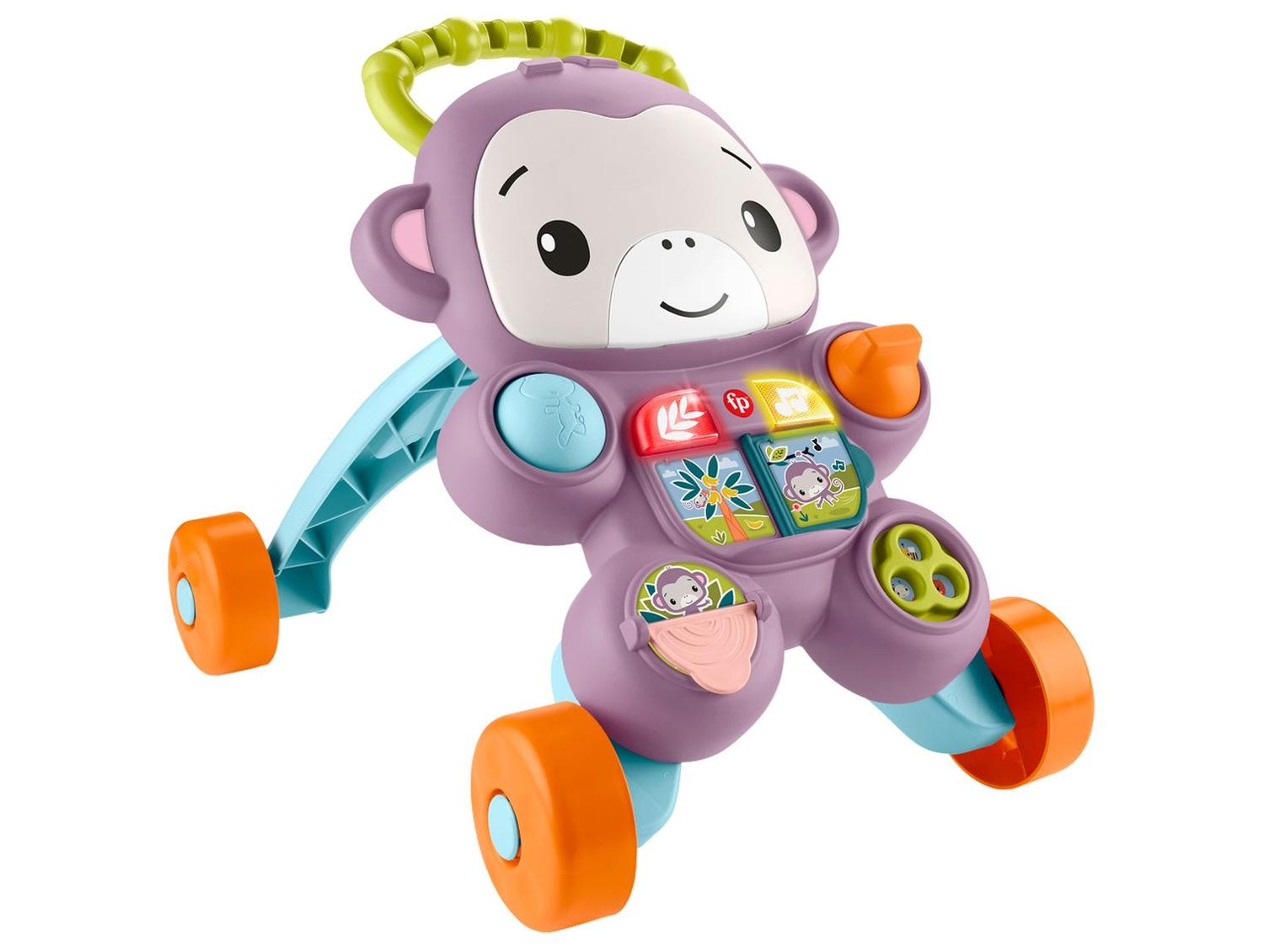 Andador Infantil Macaco Mattel Fisher-Price Aprenda Comigo Musical