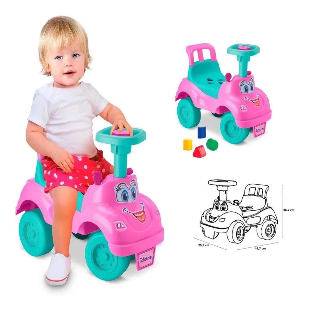 TOTOKA PLUS AZUL BEBÊ INFANTIL CARRINHO MOTOCA QUADRICICLO - Ri Happy