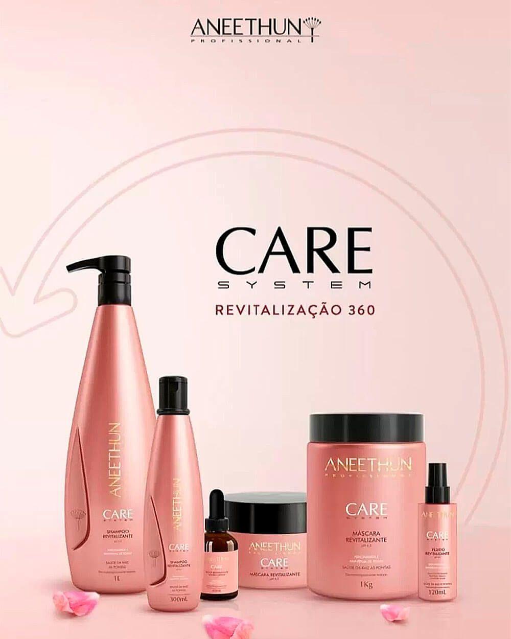 Aneethun Shampoo 300ml+ Fluido 120ml+Máscara 250g Care