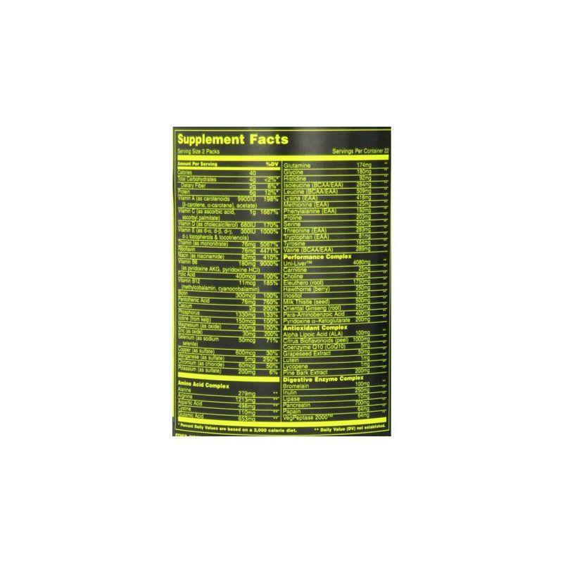 Animal Pak 44 Packs Importado Universal Nutrition No Magalu Magazine Luiza