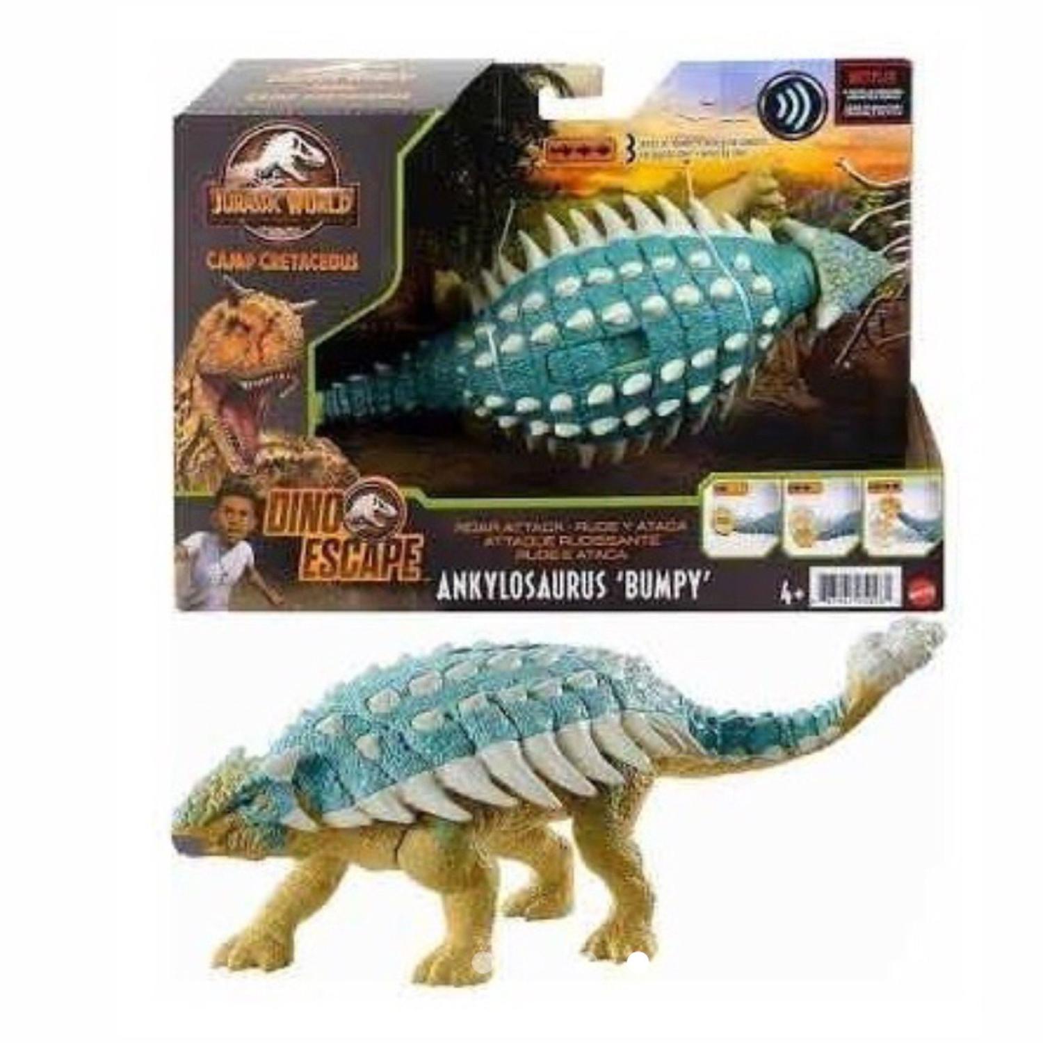 Ankylosaurus Bumpy - Jurassic World Mattel - Bonecos - Magazine Luiza