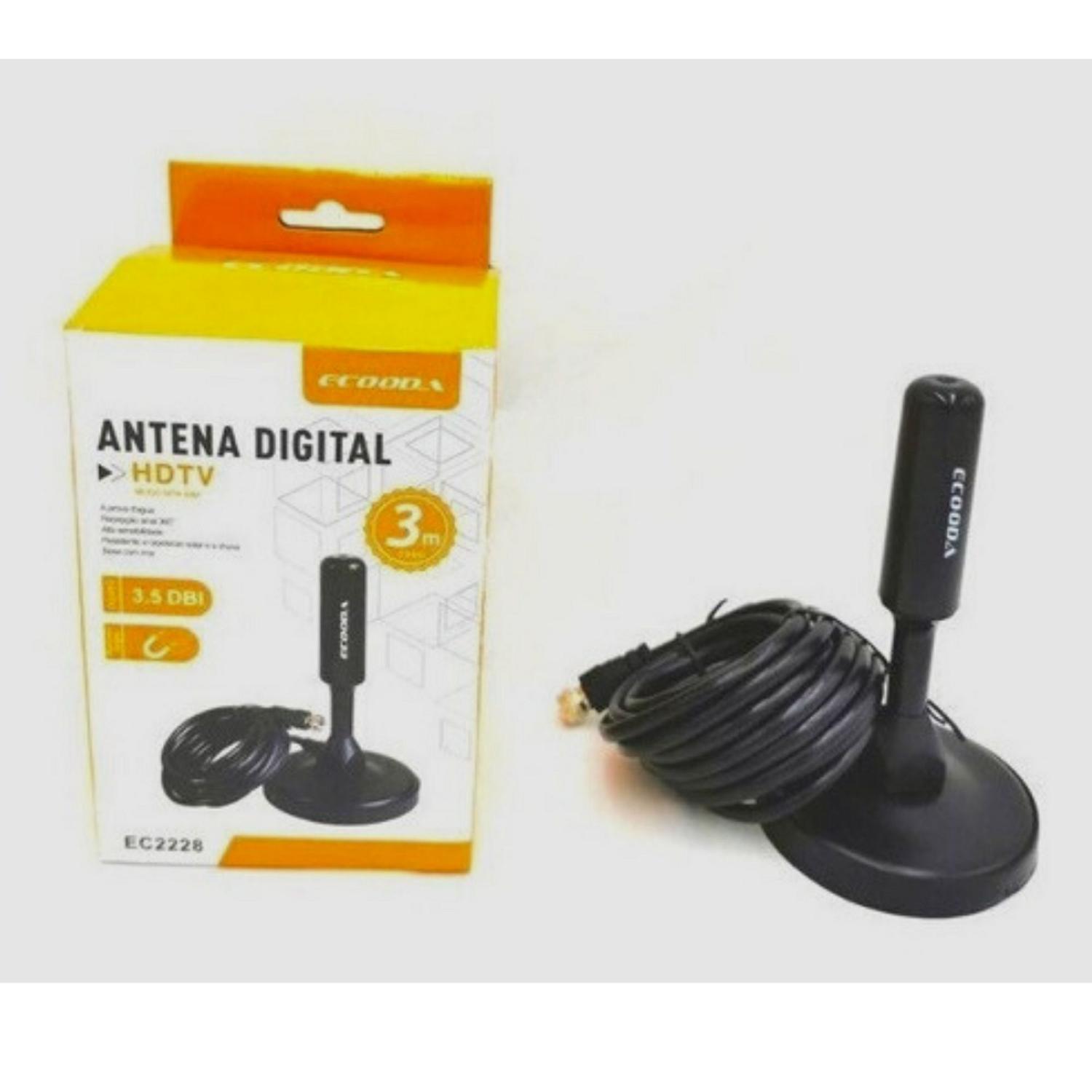 Antena Digital Interna Compacta | Aquário