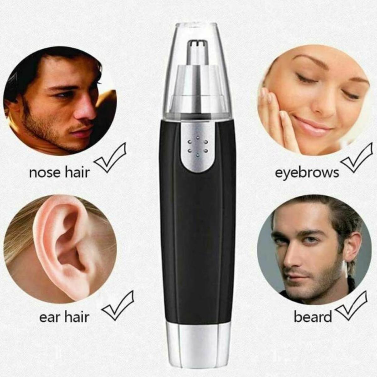 Aparelho Corta Pelos Nariz Orelhas Máquina Aparador De Pelo Home