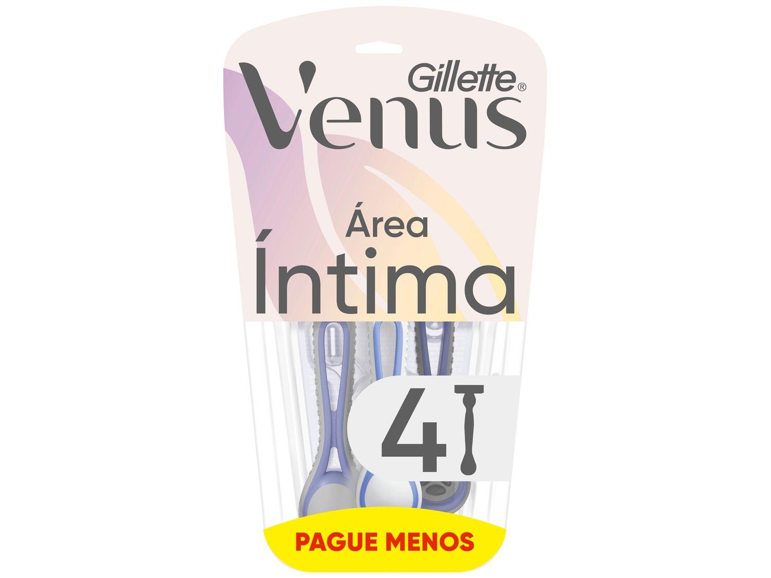 Aparelho de Depilação Gillette Venus Íntima 4 Unidades
