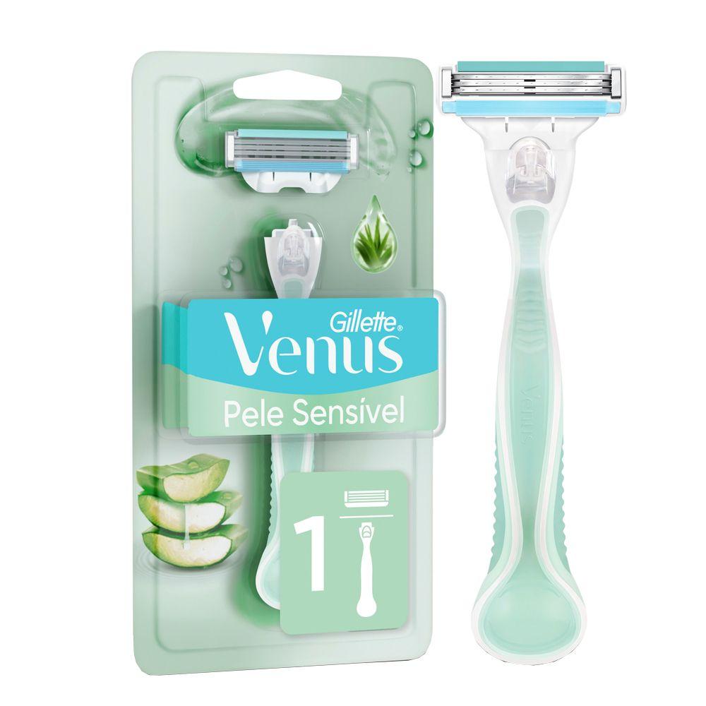 Aparelho de Depilação Gillette Venus Pele Sensível