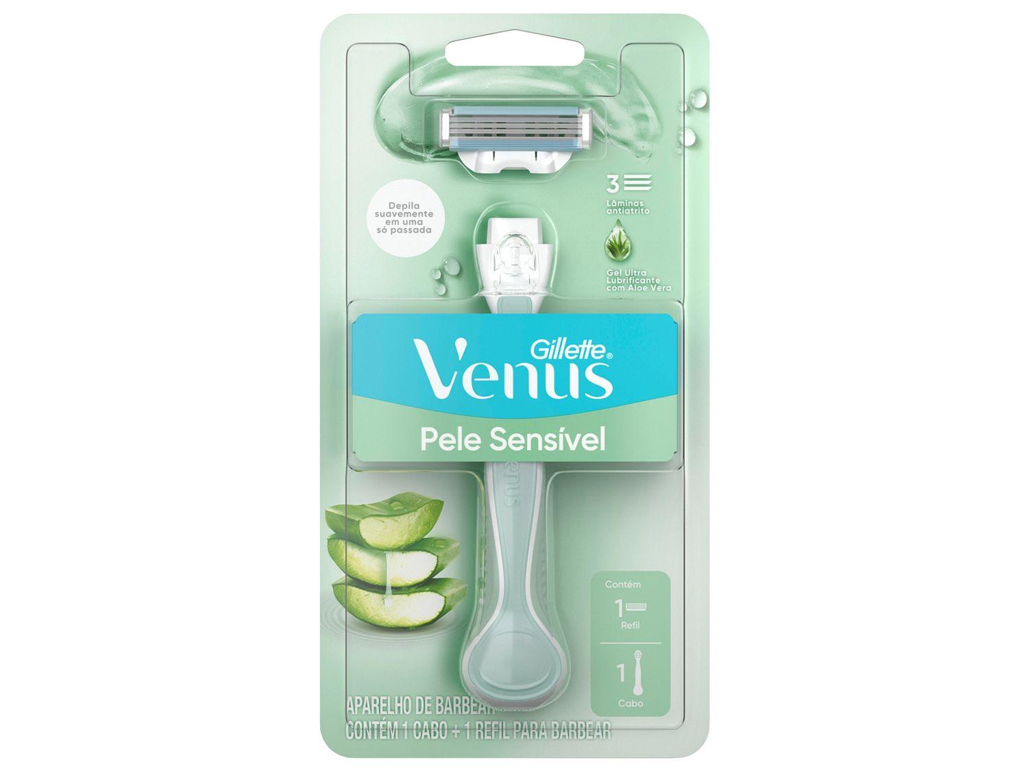Aparelho de Depilação Gillette Venus Pele Sensível
