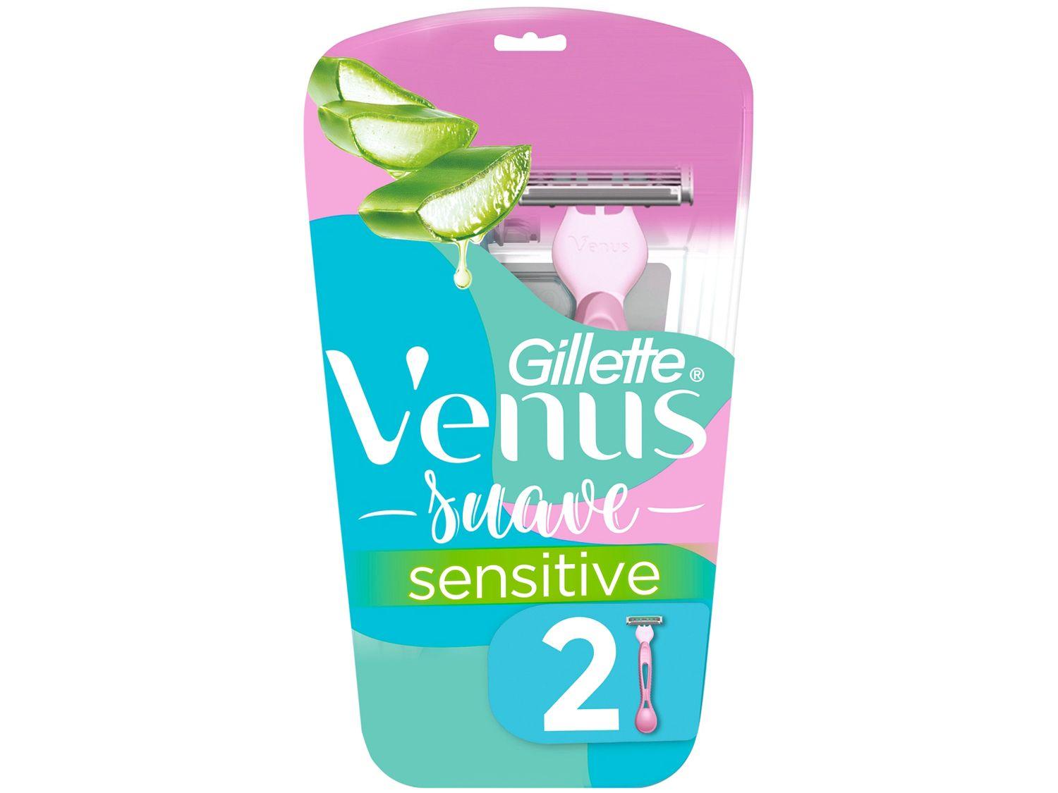 Aparelho de Depilação Gillette Venus Suave Sensitive 2 Unidades
