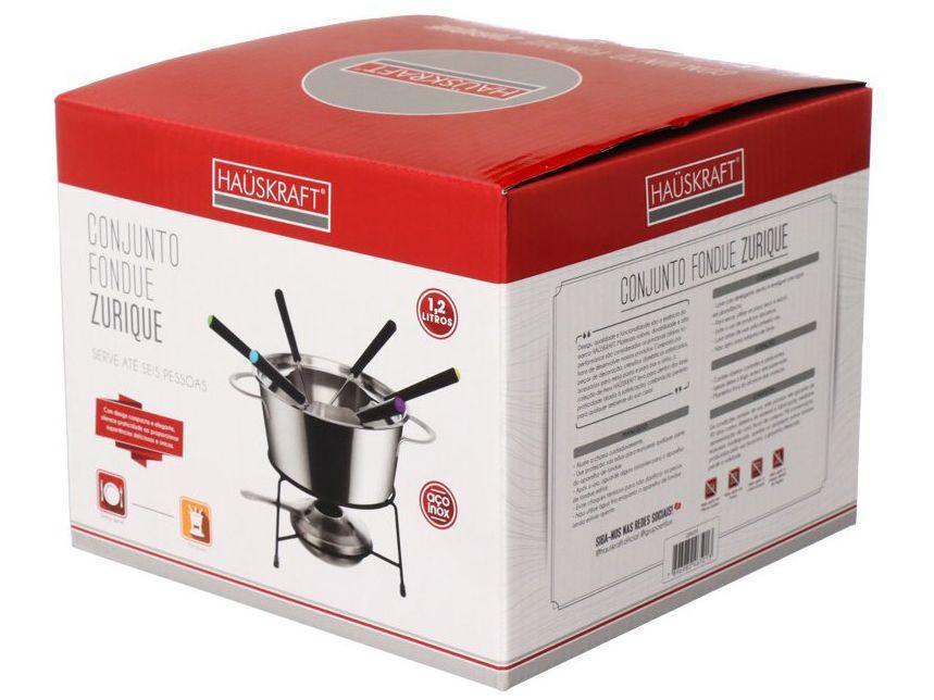 Aparelho de Fondue Hauskraft Zurique 10 Peças
